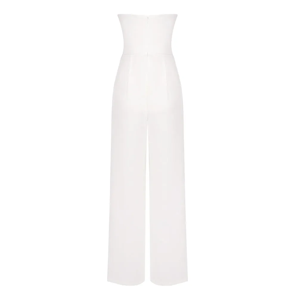 MESH PEARL JUMPSUIT TWO PIECE Gloria Lanvin