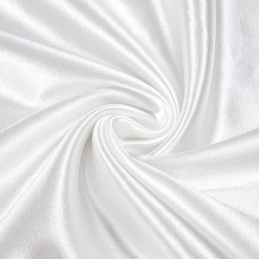 MIGNON SATIN BELT BACKLESS PEARL EMBELLISHED MAXI DRESS IN WHITE Gloria Lanvin