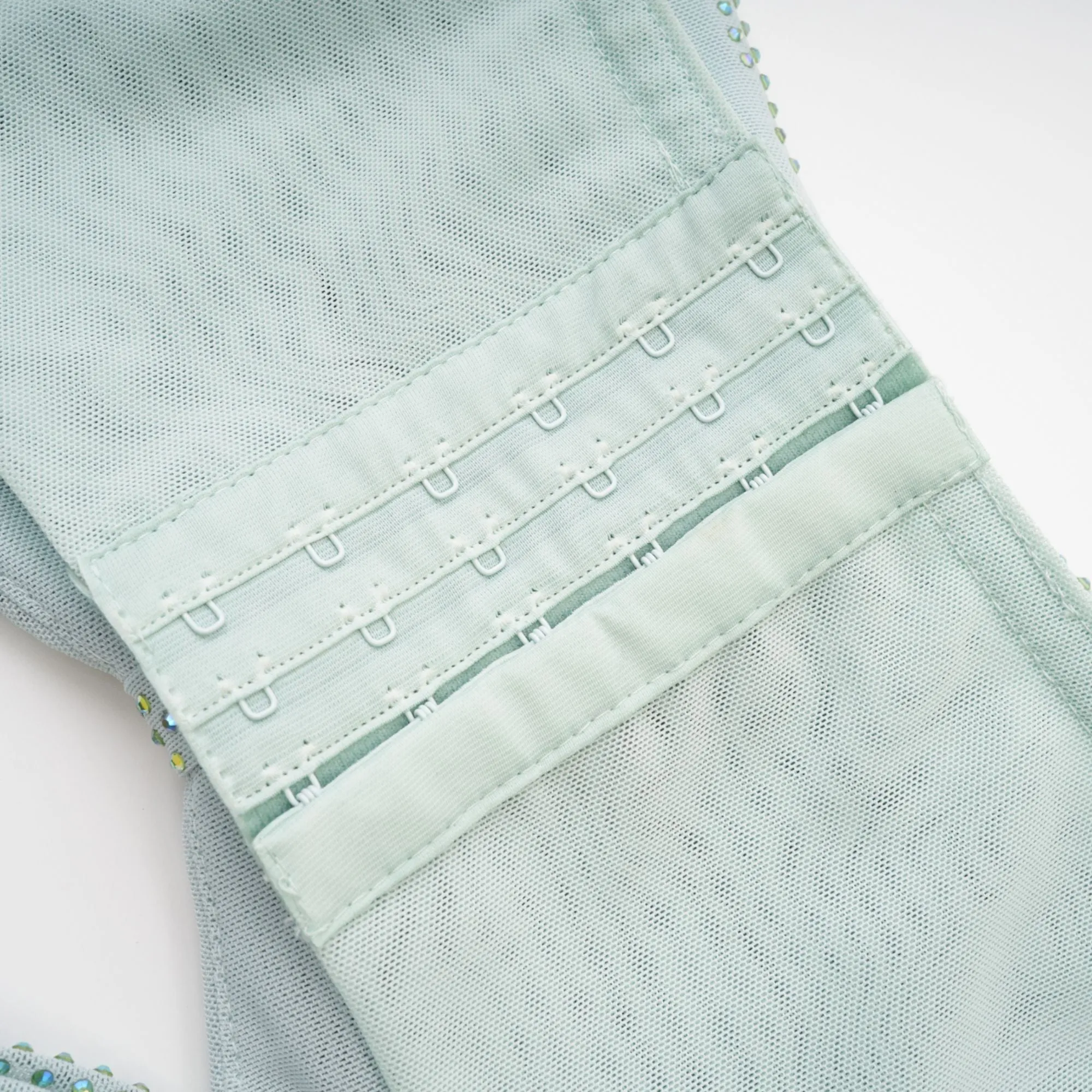MINT RHINESTONE STRAPLESS MAXI DRESS Gloria Lanvin
