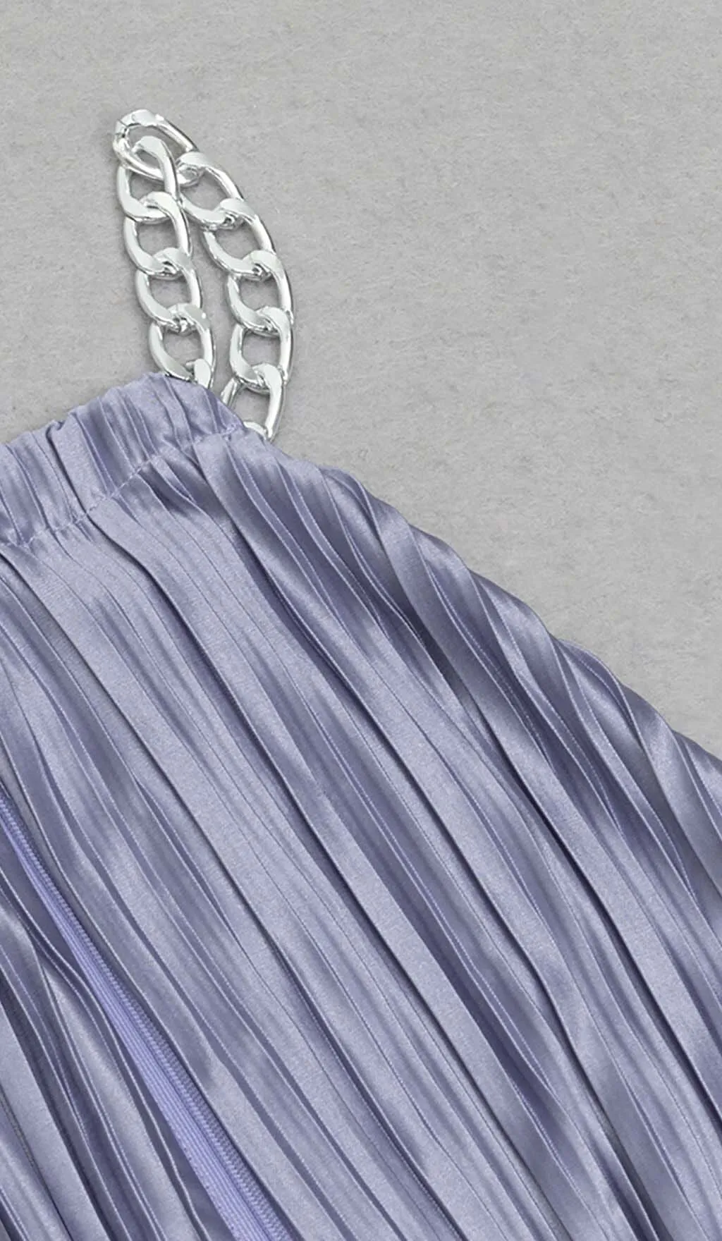 MOCK-NECK SLEEVELESS BELTED MIDI DRESS Gloria Lanvin