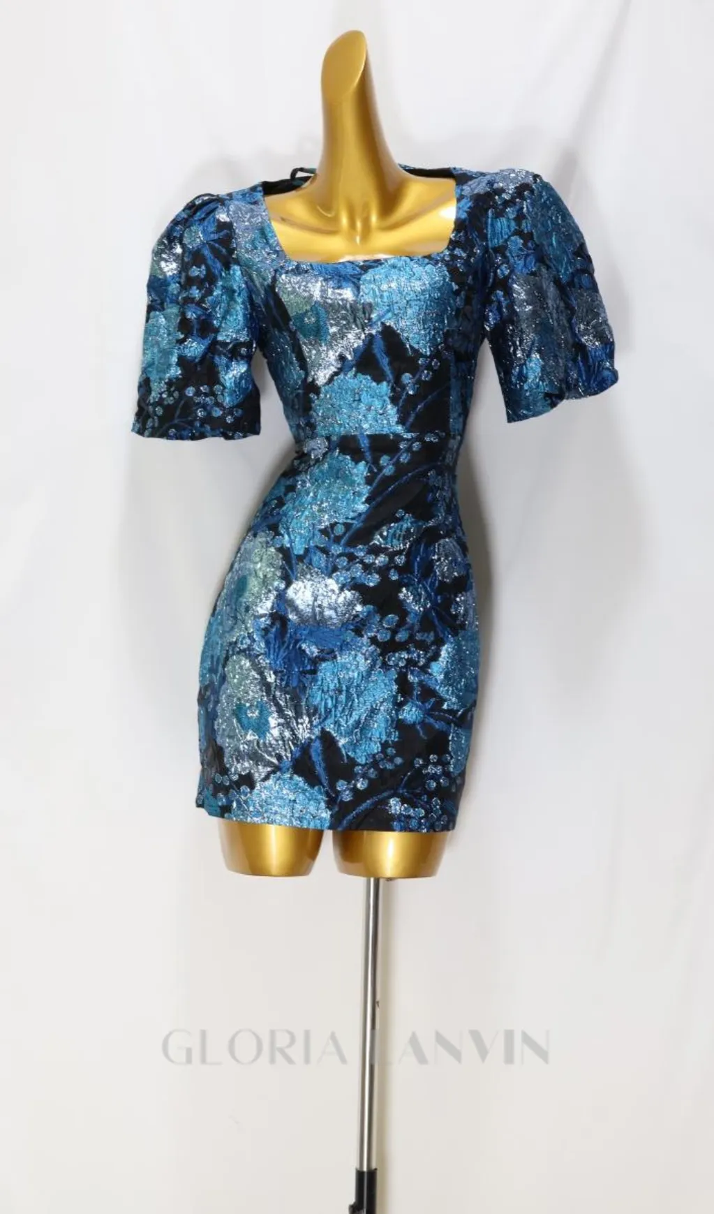 molly jacquard backless mini dress Gloria Lanvin