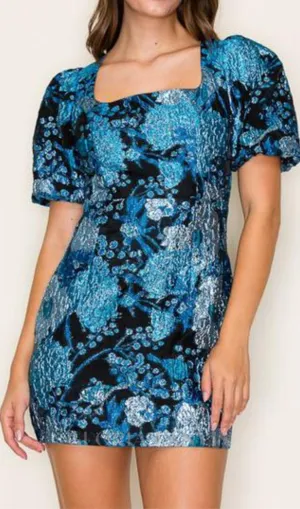 molly jacquard backless mini dress Gloria Lanvin