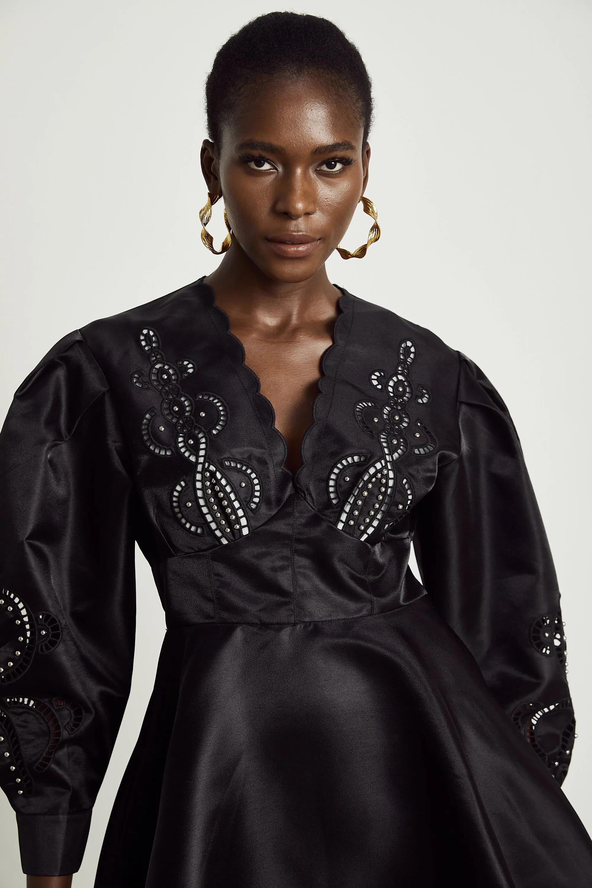 Nalini cut-out flared mini dress Gloria Lanvin