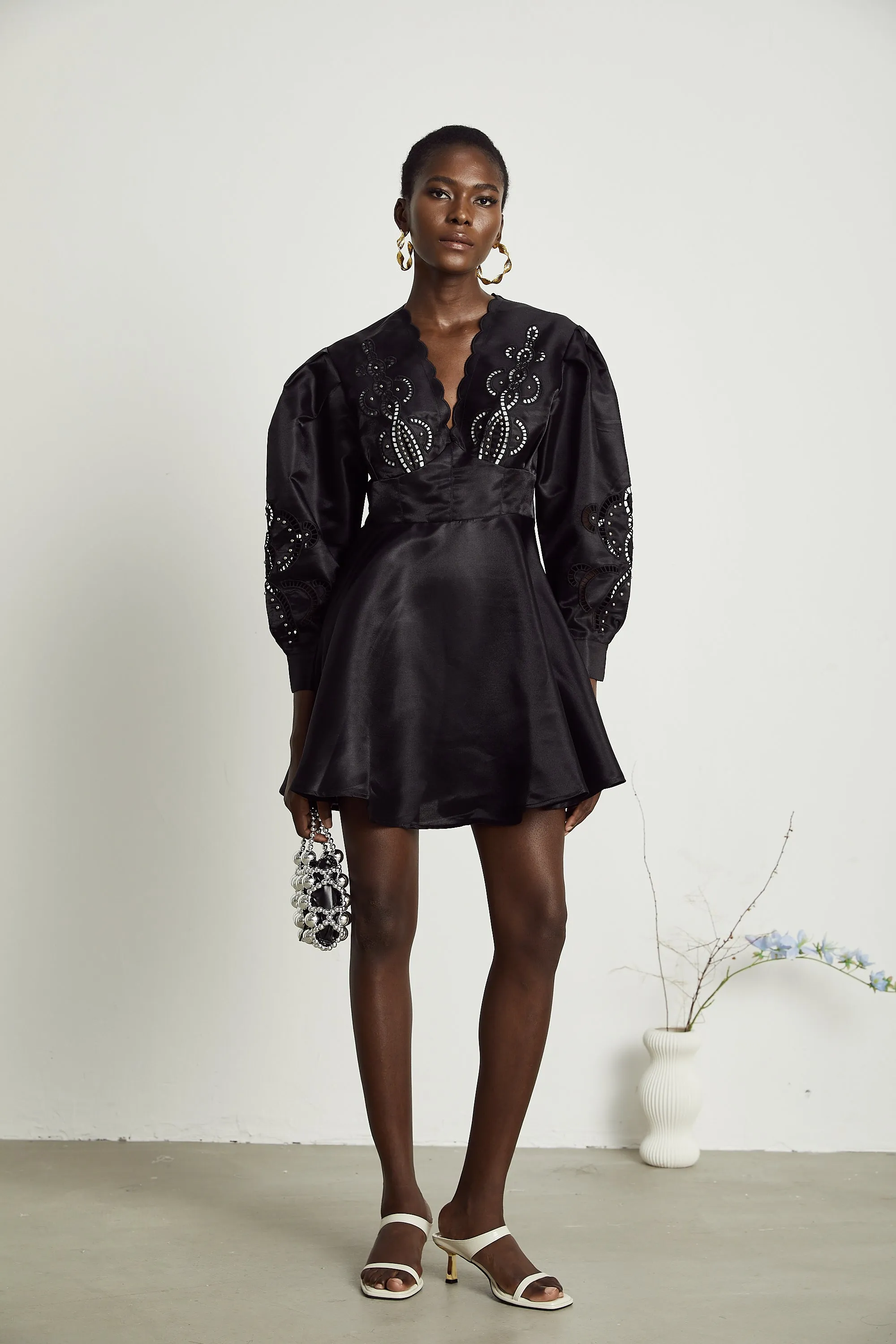 Nalini cut-out flared mini dress Gloria Lanvin