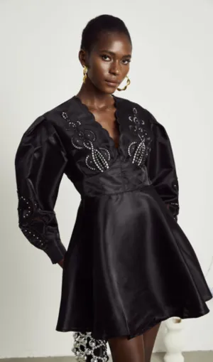Nalini cut-out flared mini dress Gloria Lanvin
