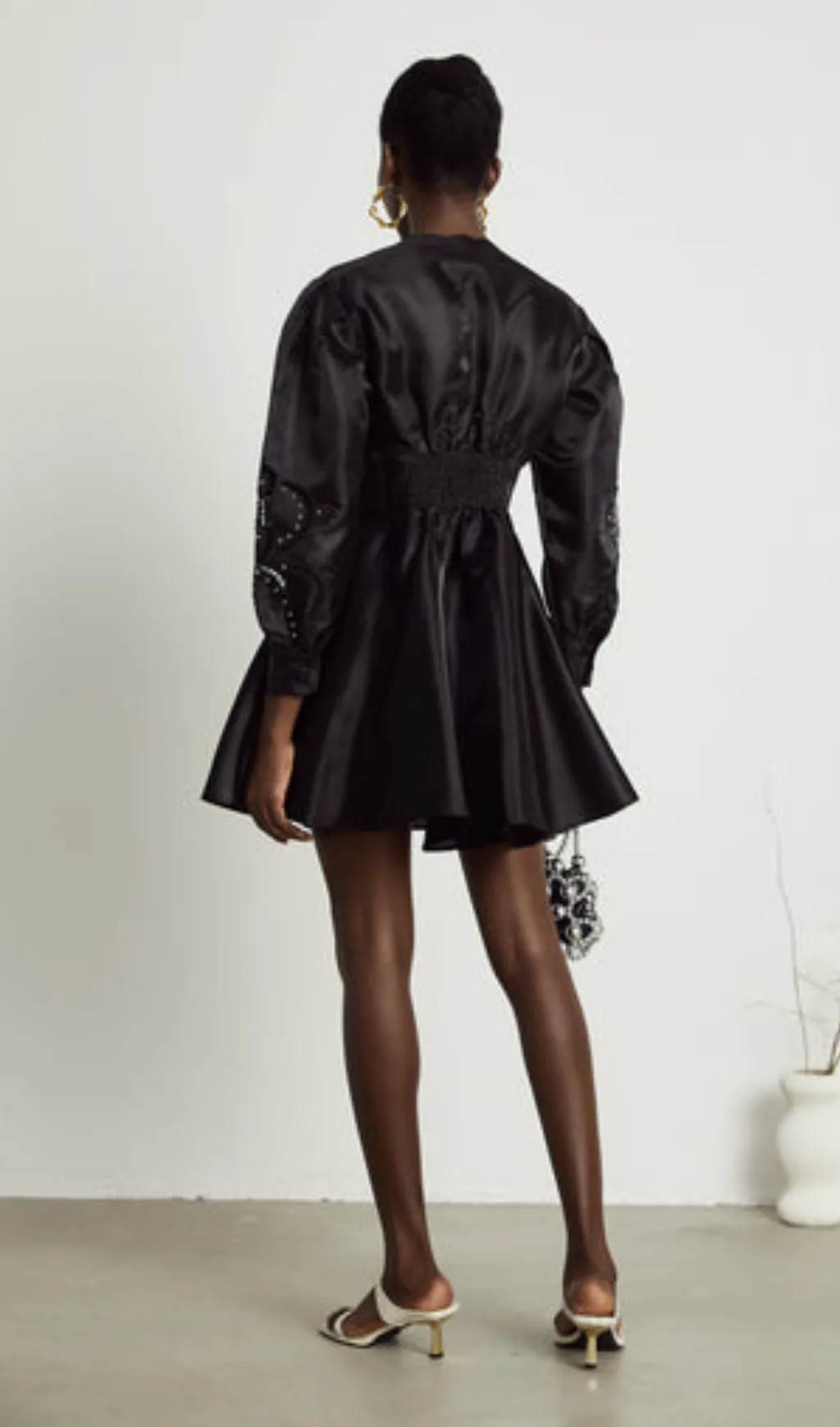 Nalini cut-out flared mini dress Gloria Lanvin