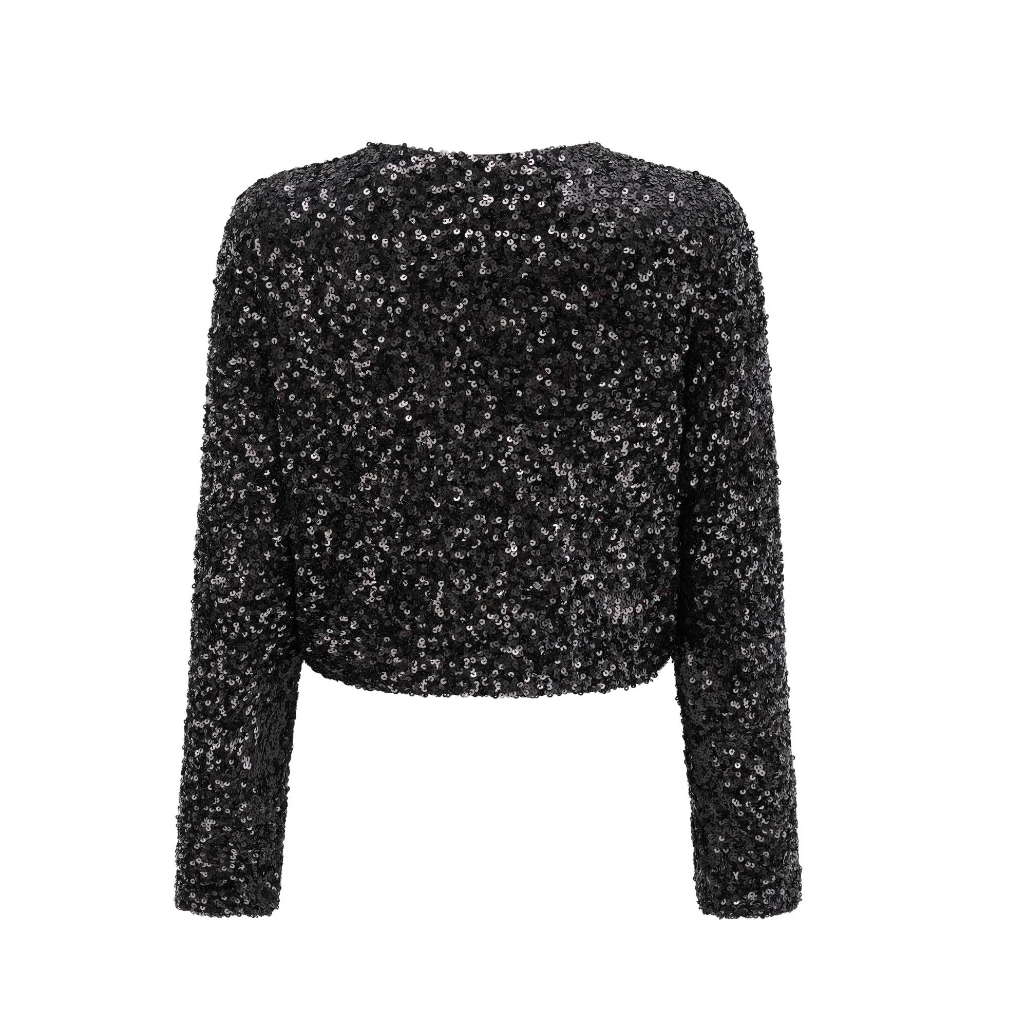 Nerissa tie-front sequinned jacket Gloria Lanvin