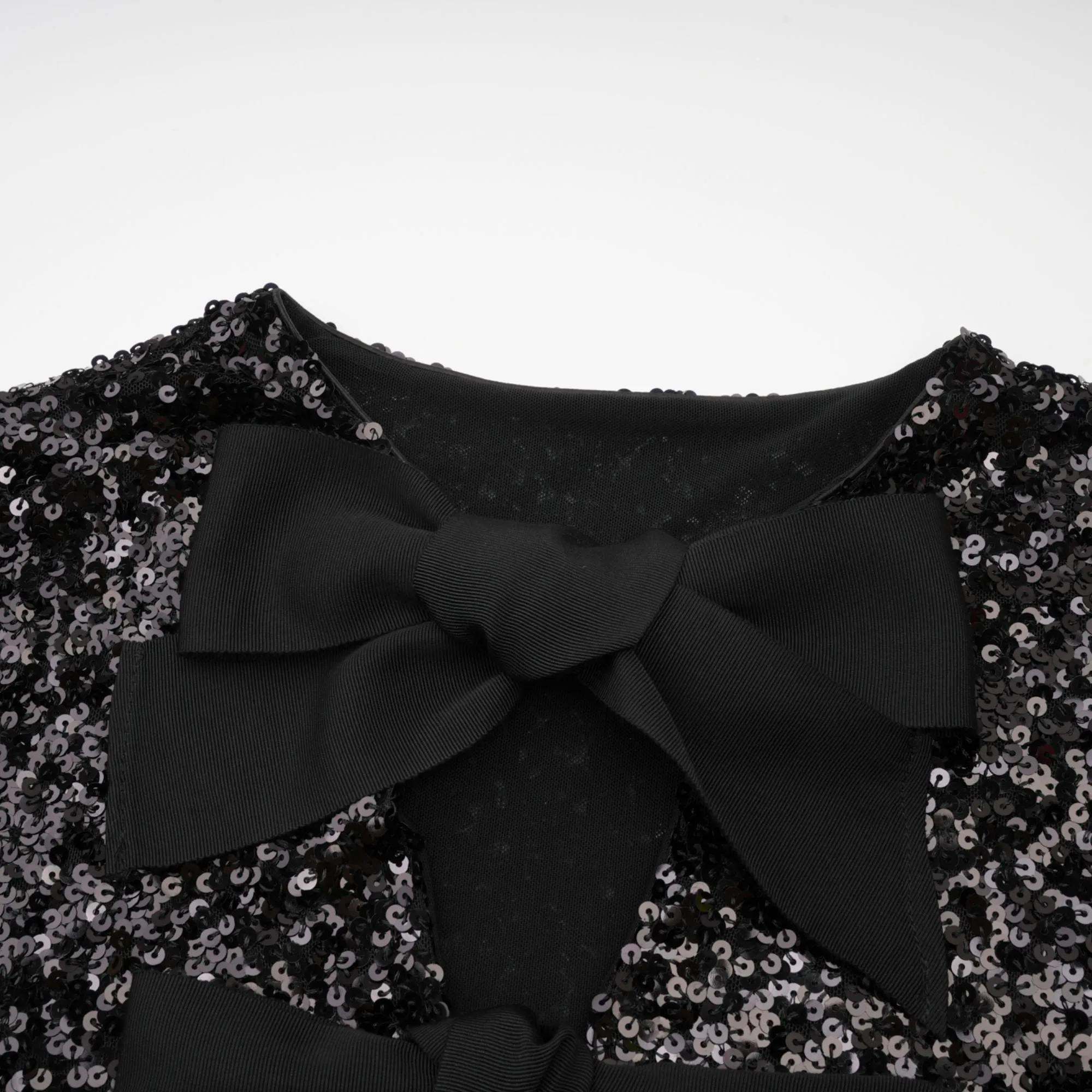 Nerissa tie-front sequinned jacket Gloria Lanvin