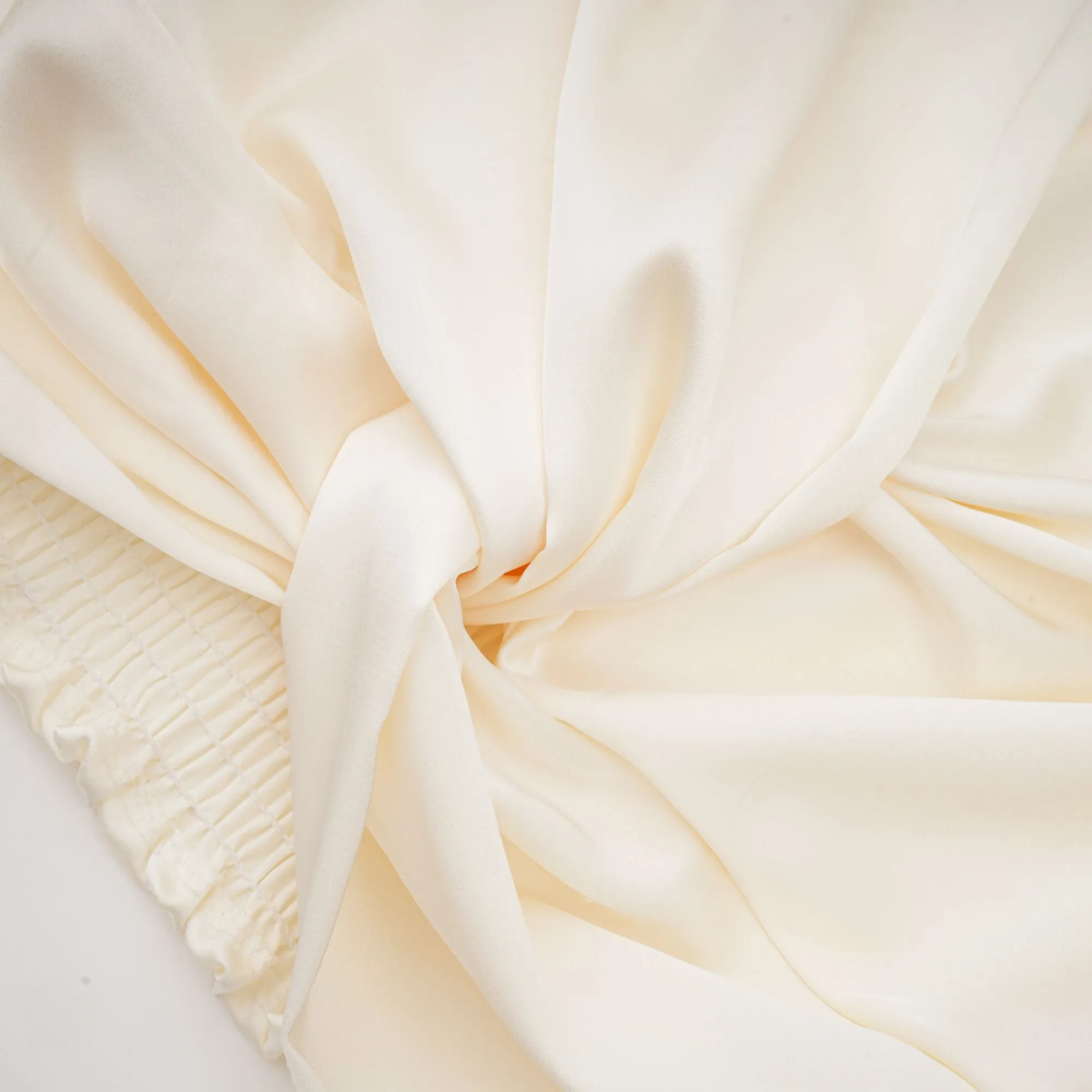 Nouria white faux-flower twist cropped top Gloria Lanvin