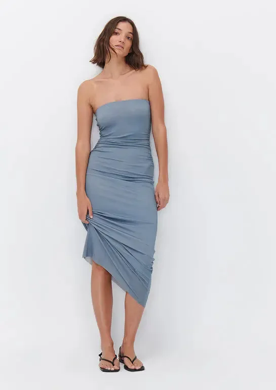 Odessa Dress in Sidewalk Grey Gloria Lanvin