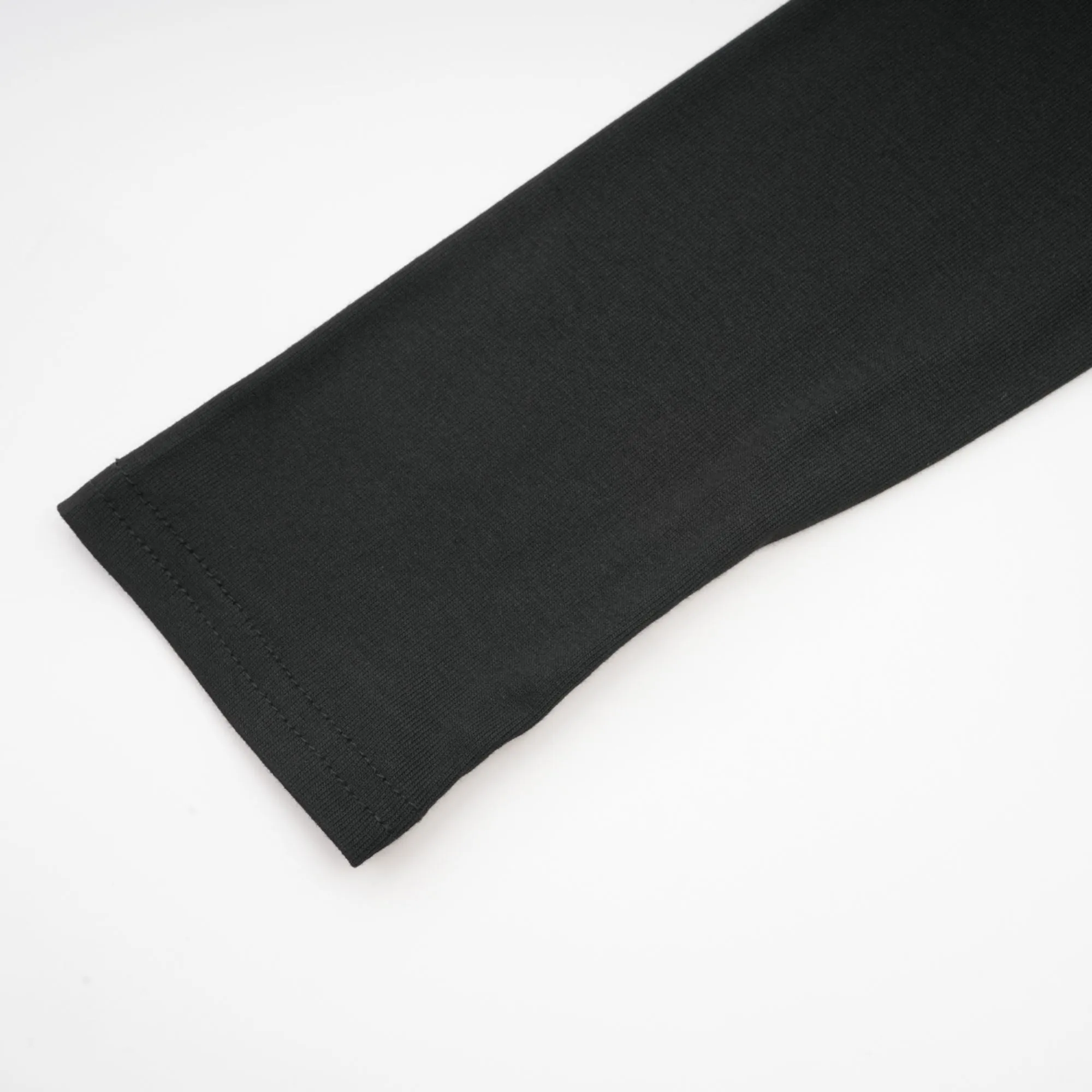 Odette black ruched stretch-jersey top Gloria Lanvin