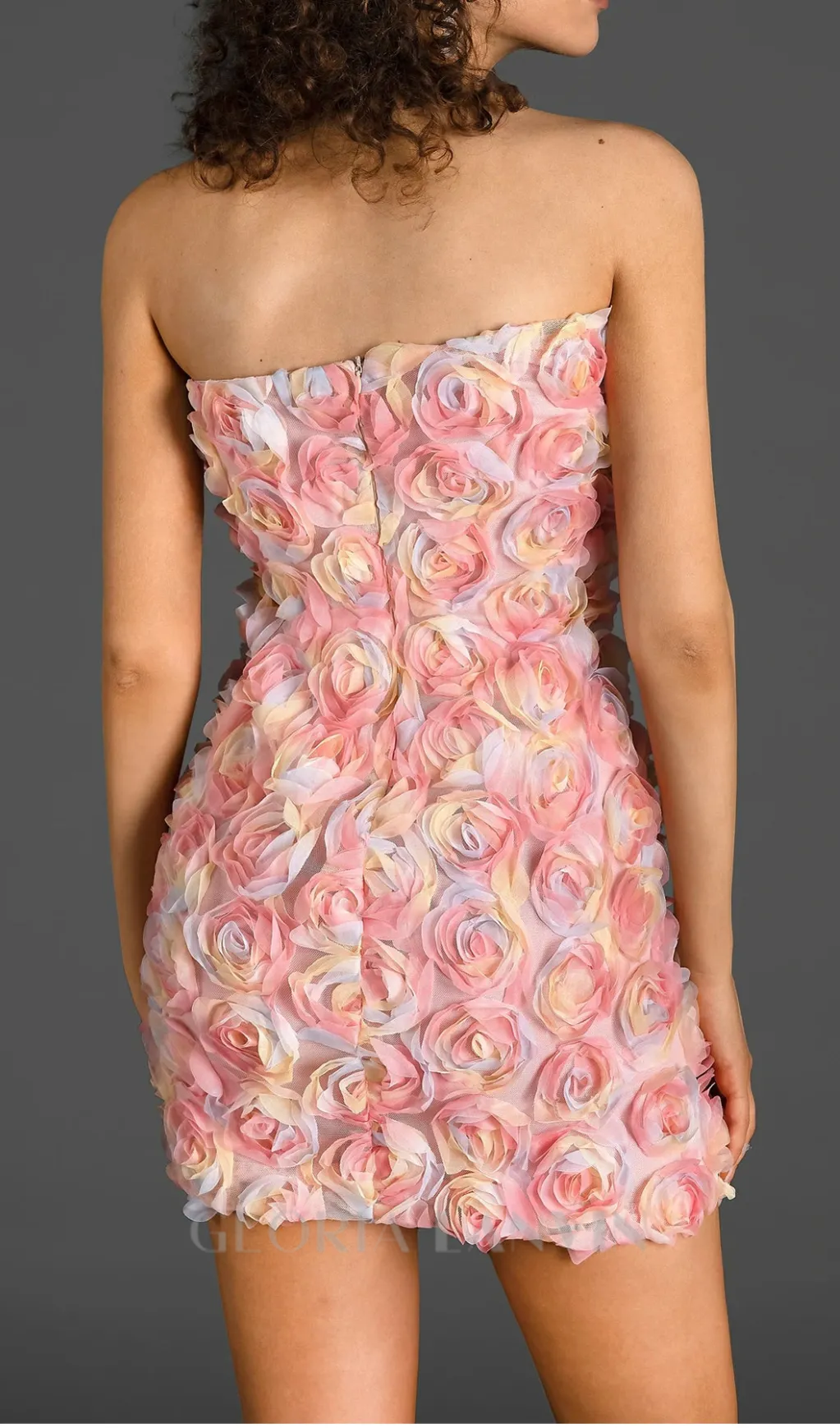 OFF SHOULDER FLORAL MINI DRESS Gloria Lanvin