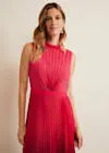 ombre pleated draped maxi dress Gloria Lanvin