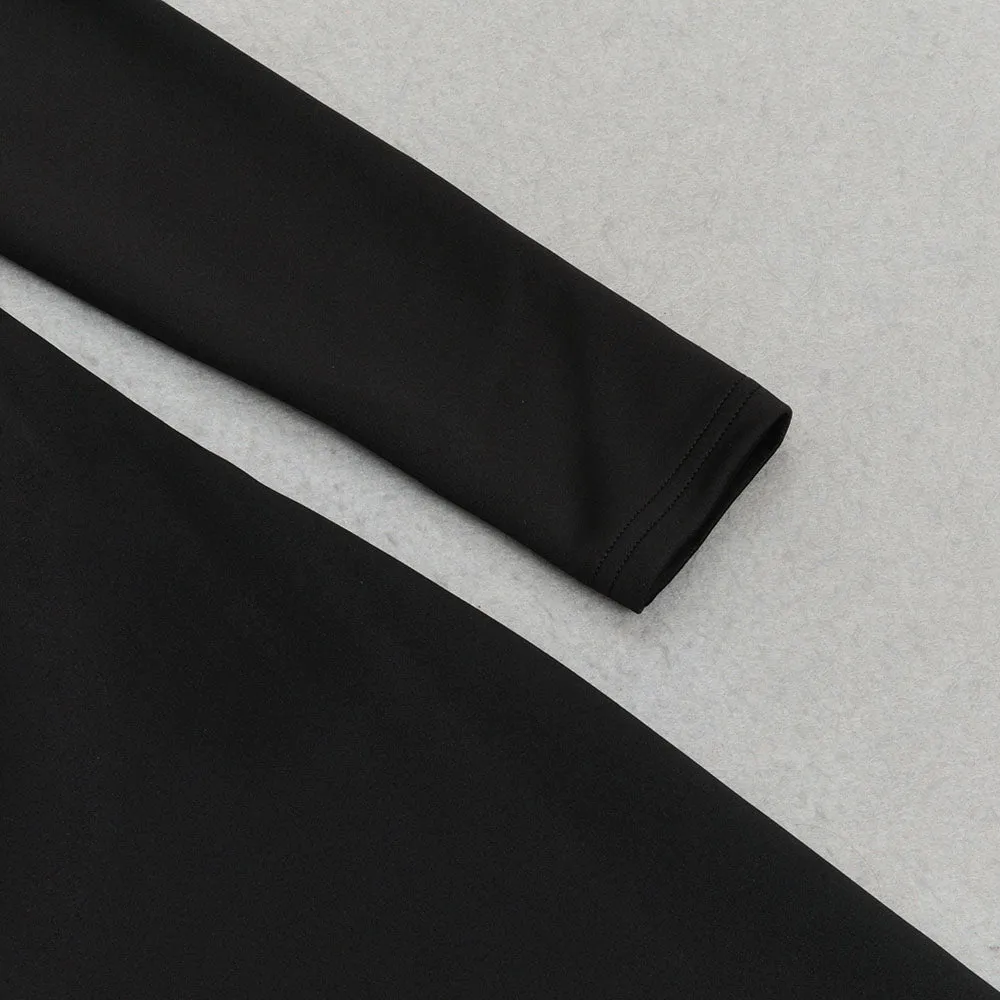 ONE-SHOULDER HIGH SPLIT VELVET MIDI DRESS Gloria Lanvin