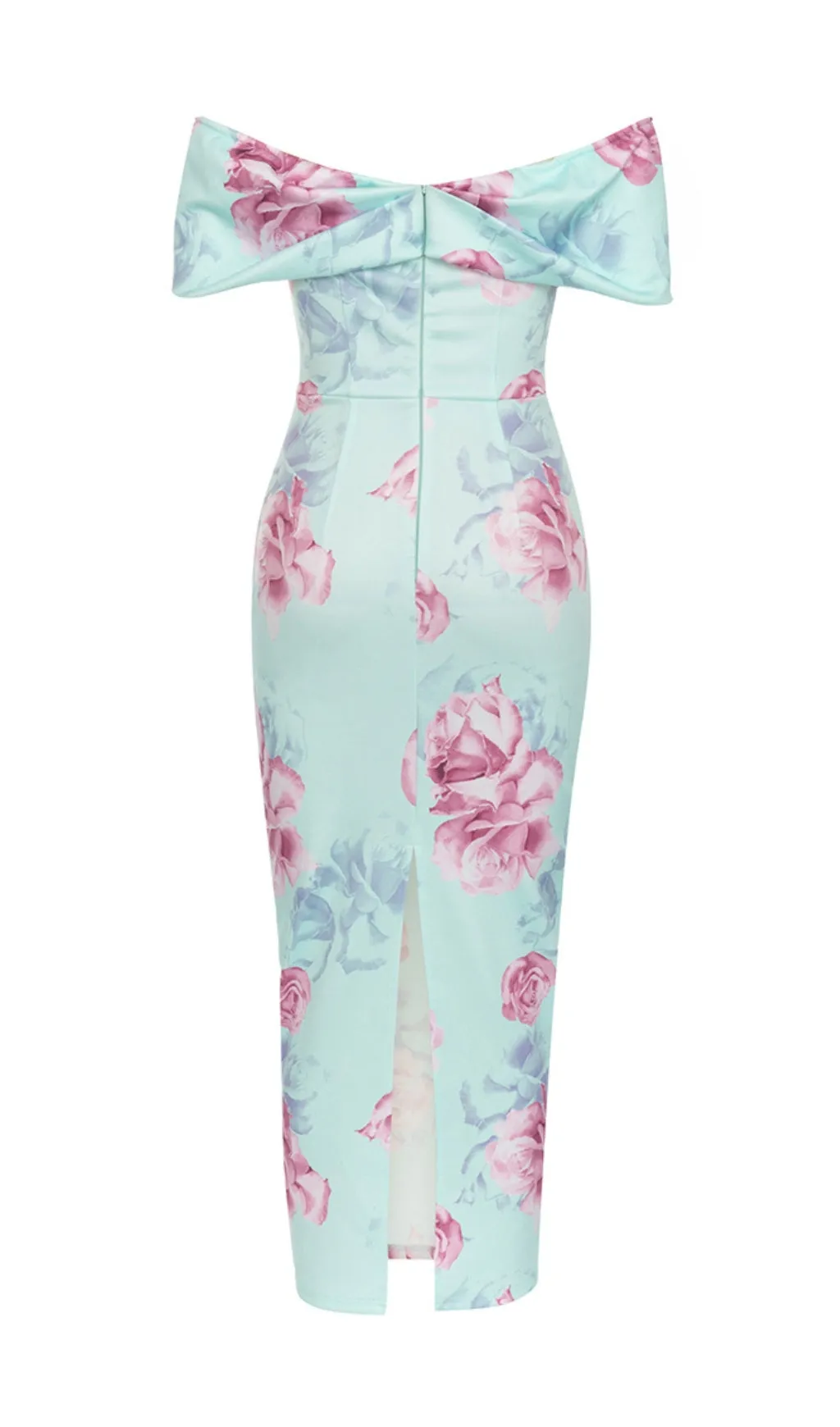 ONE SHOULDER STRAPLESS TIGHT PRINTED MIDI DRESS Gloria Lanvin