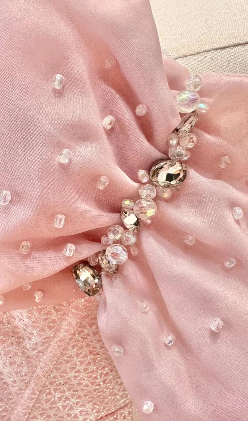 PINK BOWKNOT STRAPLESS MINI DRESS Gloria Lanvin