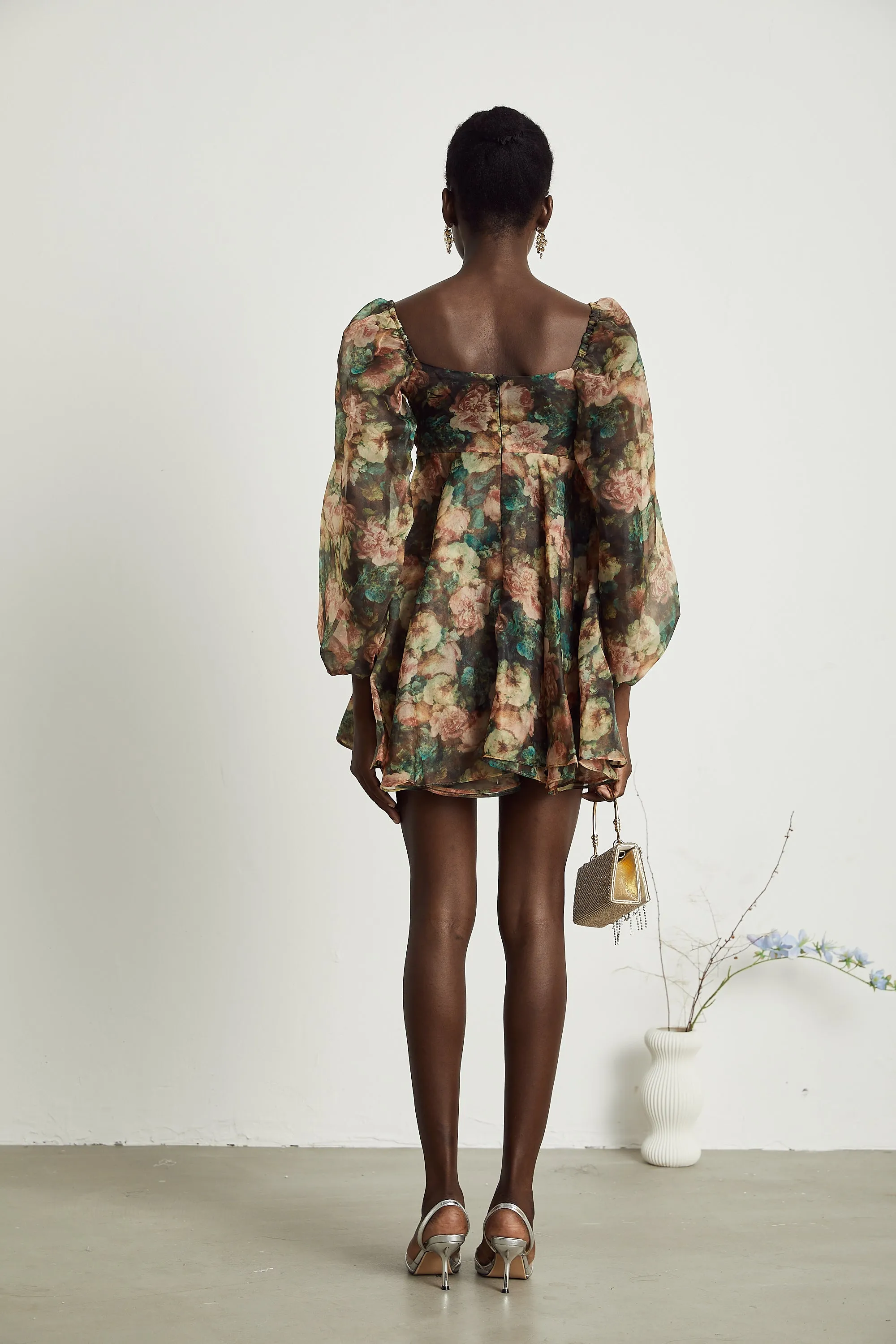 Pnlope floral-print loose mini dress Gloria Lanvin