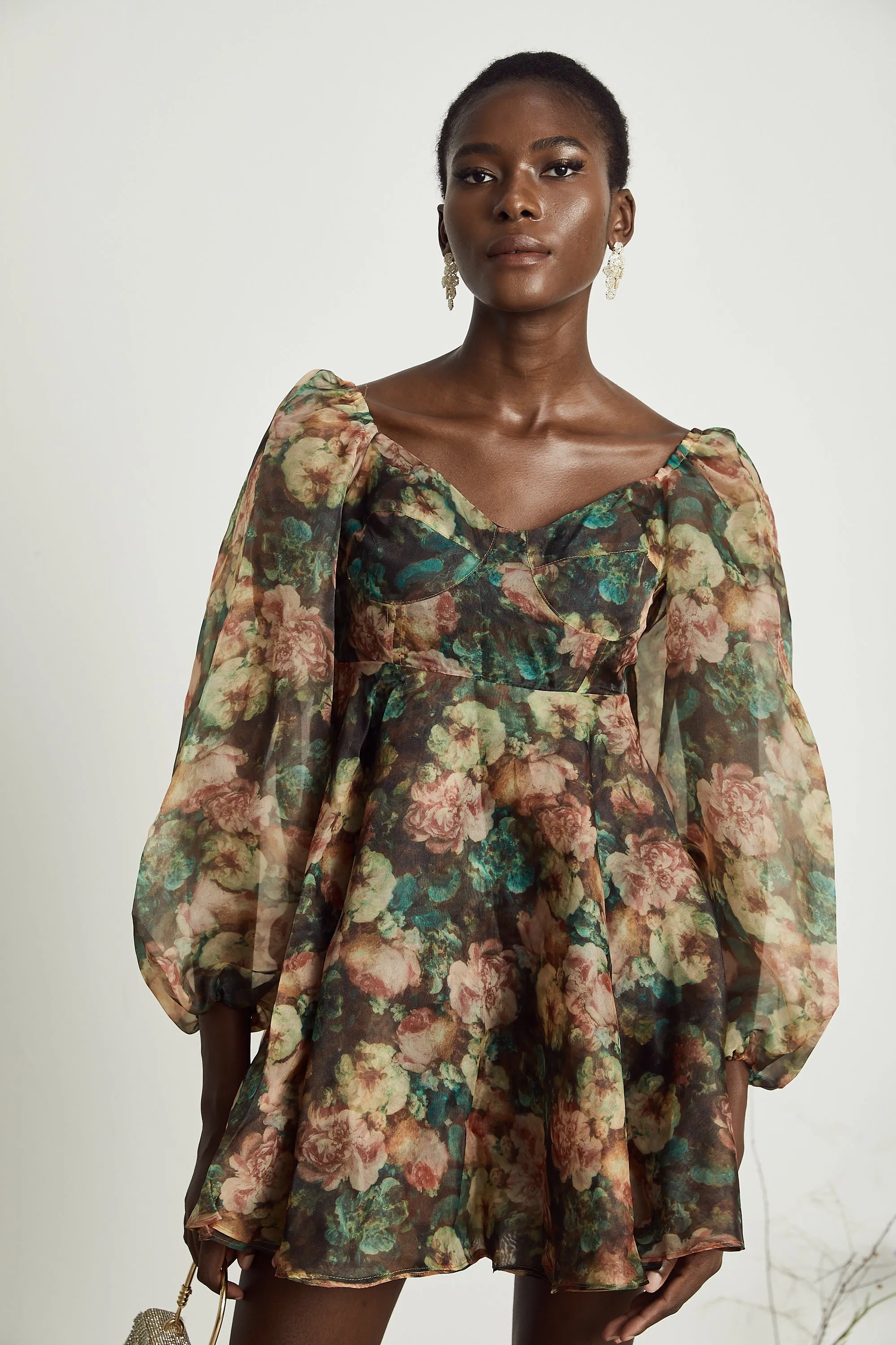 Pnlope floral-print loose mini dress Gloria Lanvin