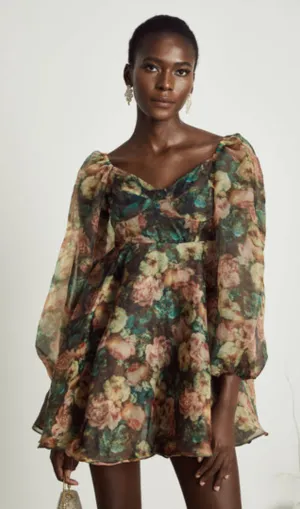 Pnlope floral-print loose mini dress Gloria Lanvin