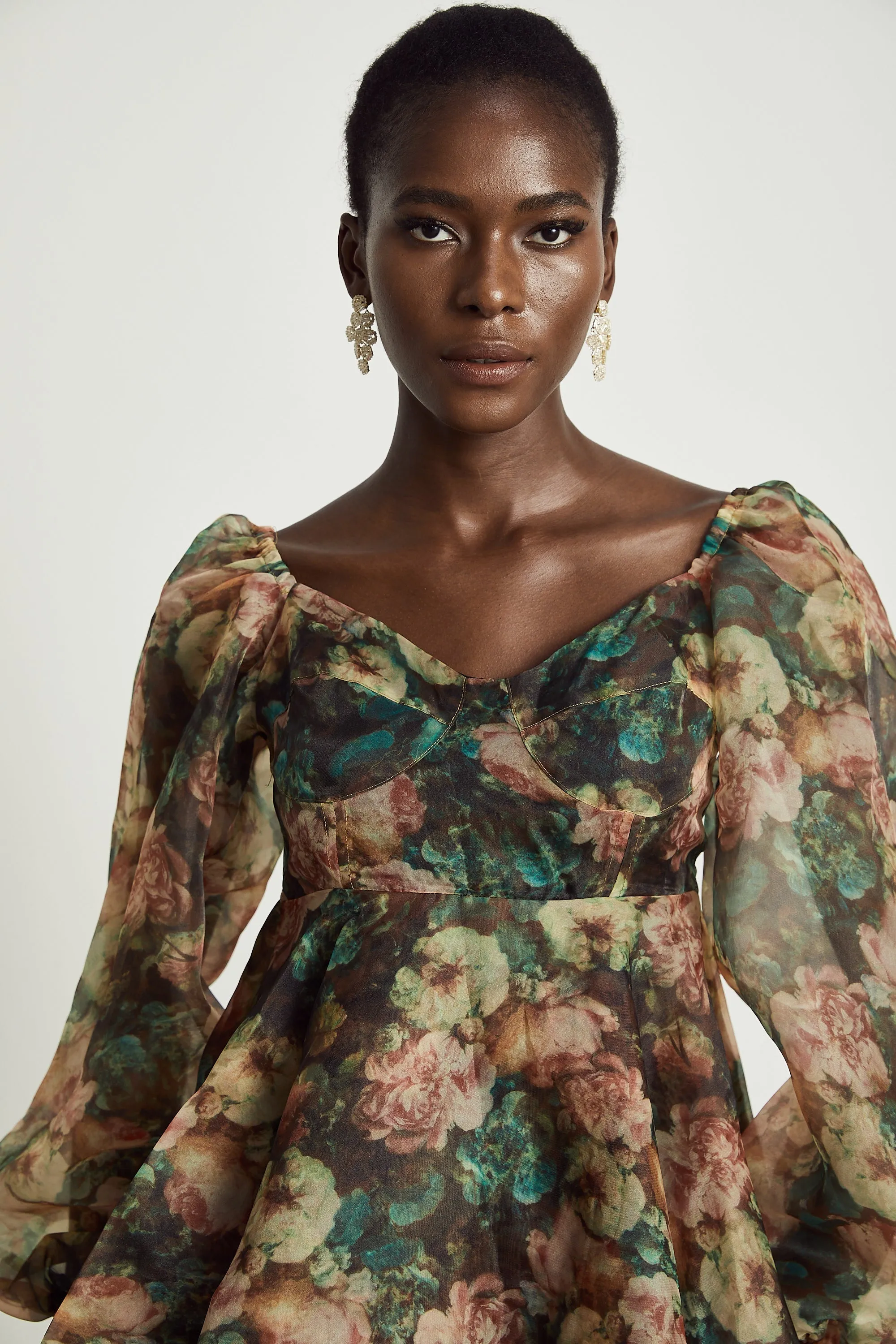 Pnlope floral-print loose mini dress Gloria Lanvin