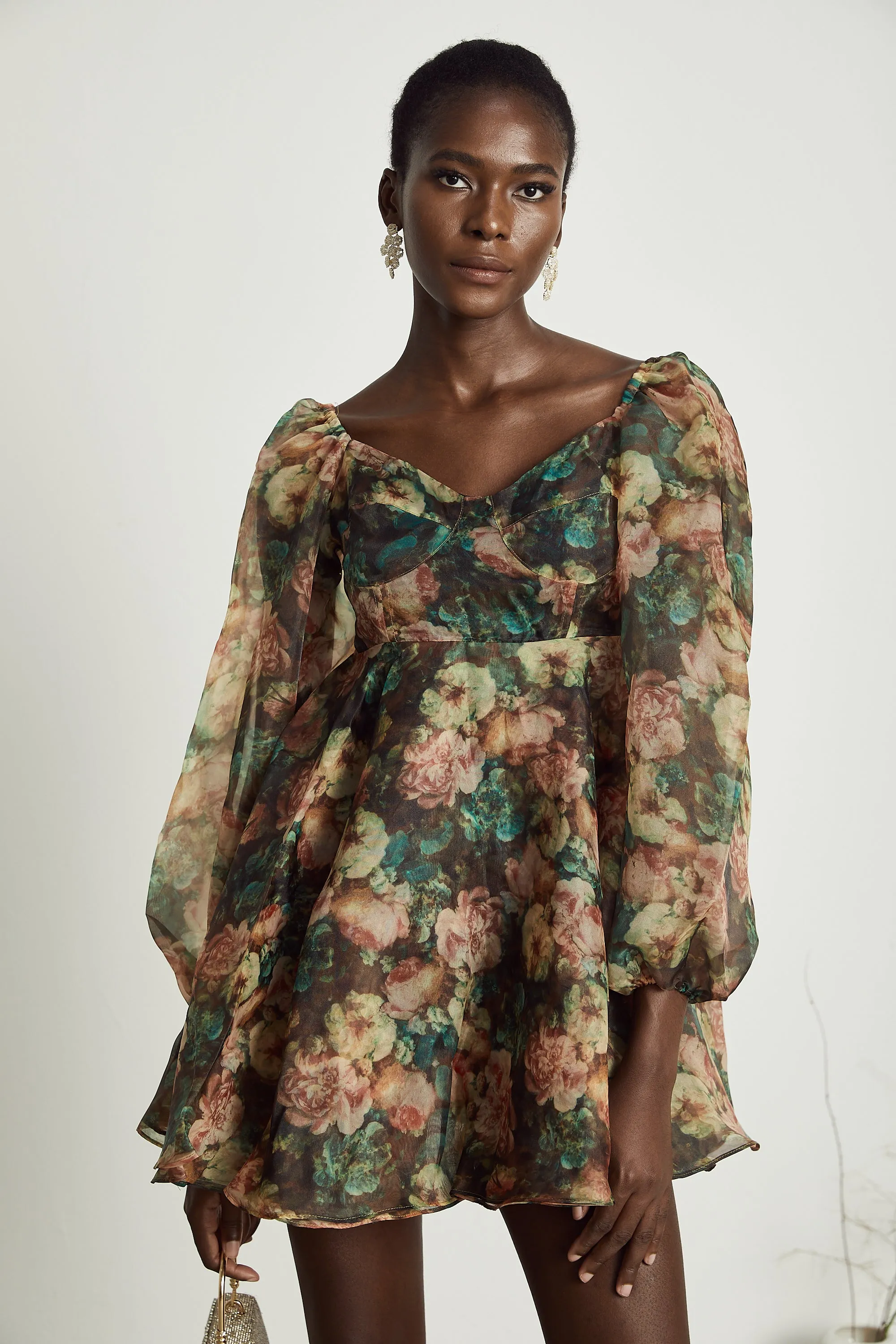 Pnlope floral-print loose mini dress Gloria Lanvin