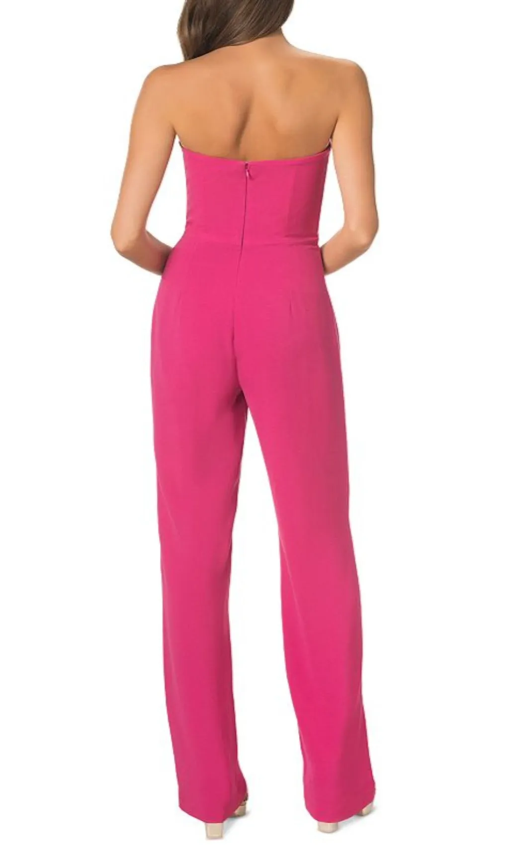 PRESTON STRAPLESS BUSTIER JUMPSUIT Gloria Lanvin