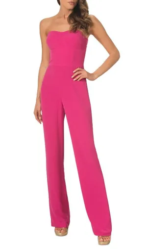 PRESTON STRAPLESS BUSTIER JUMPSUIT Gloria Lanvin
