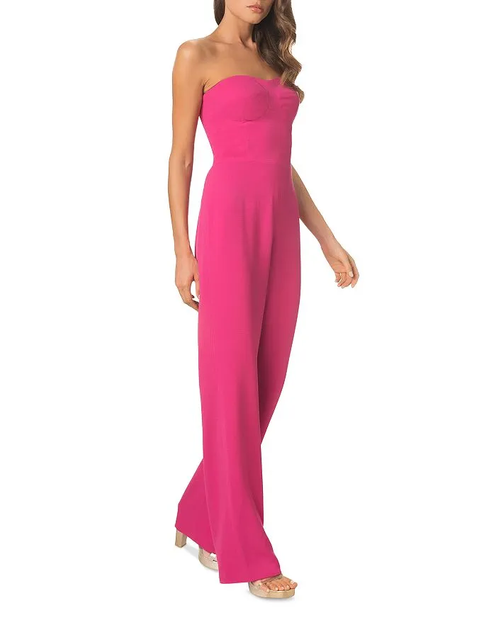 PRESTON STRAPLESS BUSTIER JUMPSUIT Gloria Lanvin