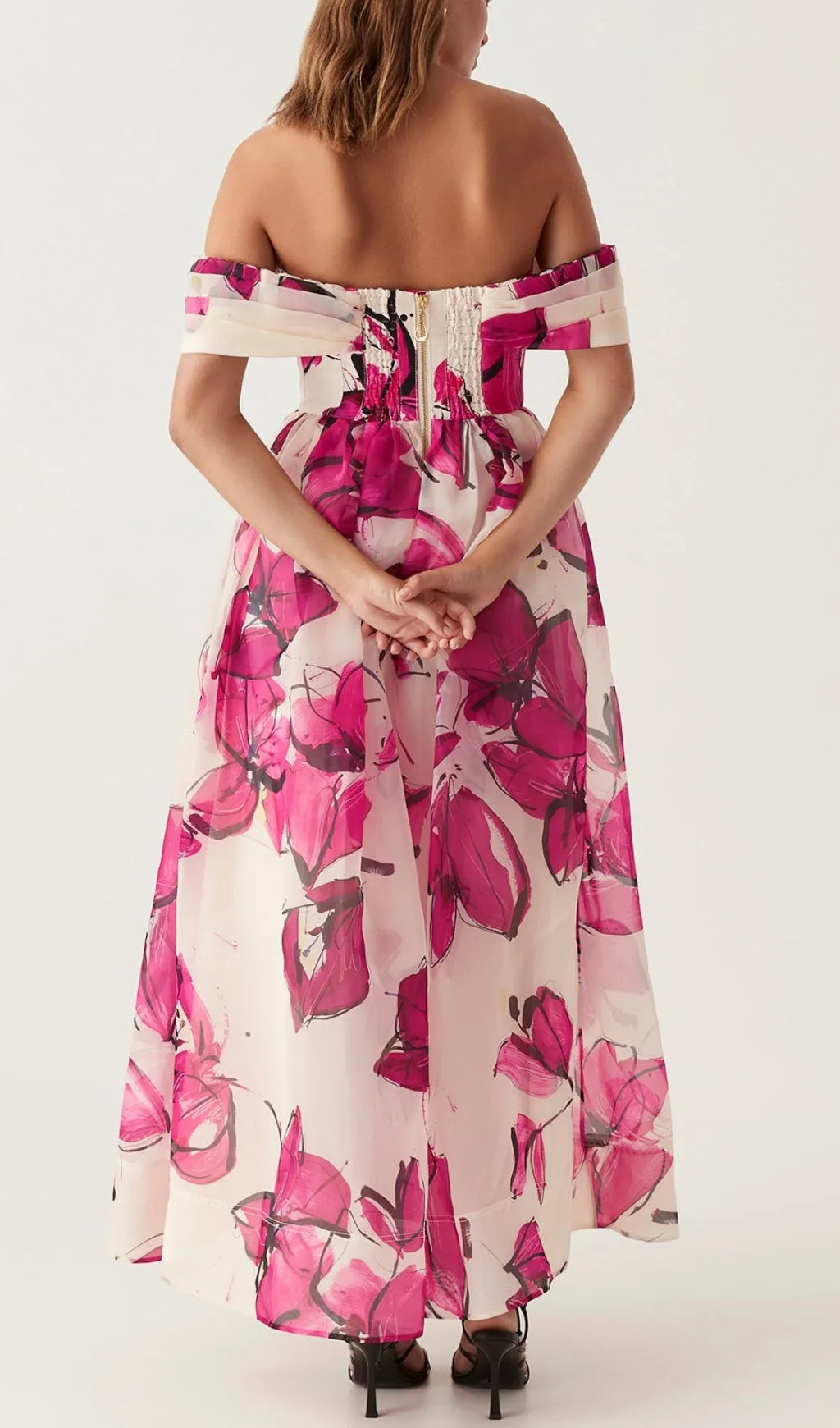 PRINTED CORSET MAXI DRESS Gloria Lanvin