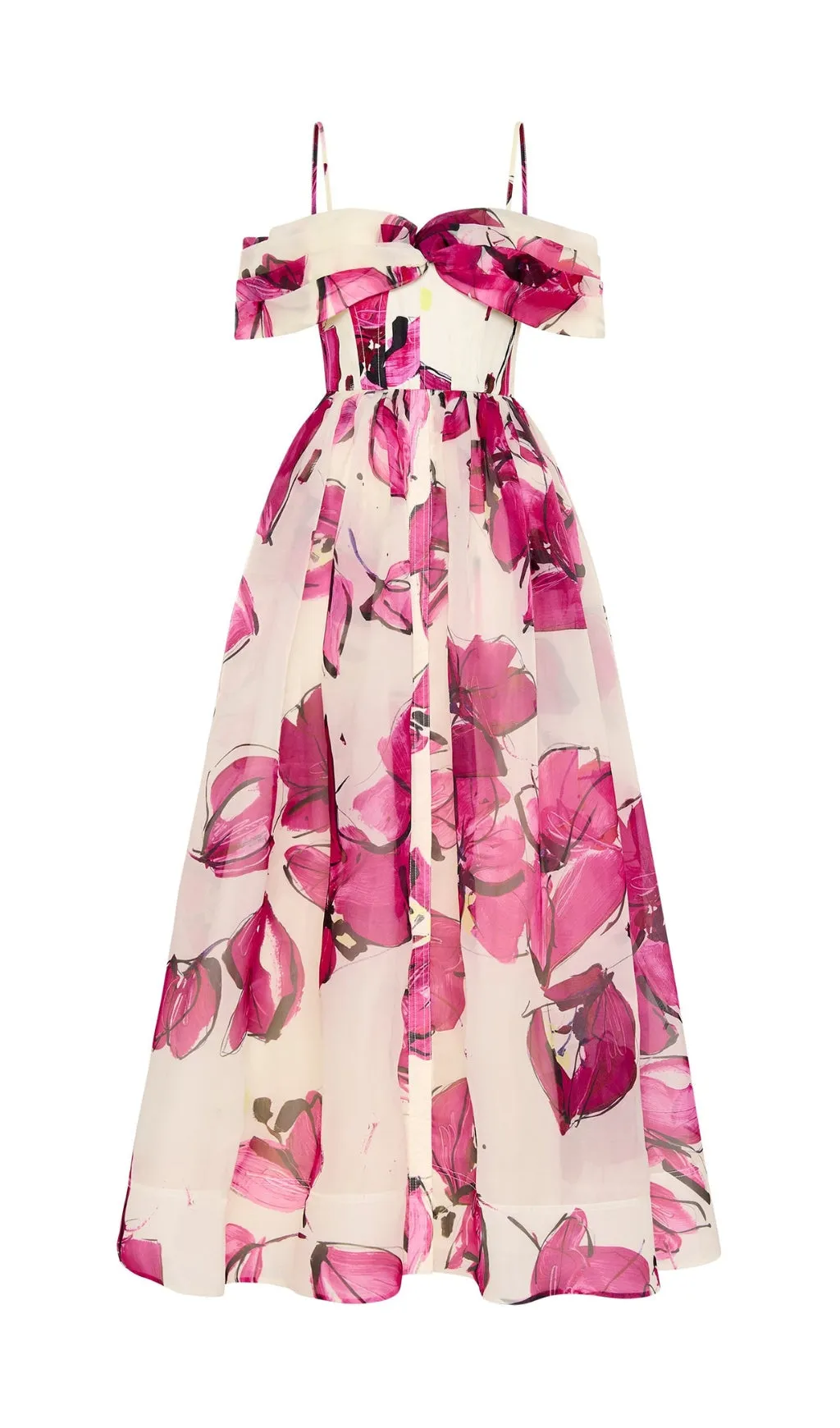 PRINTED CORSET MAXI DRESS Gloria Lanvin