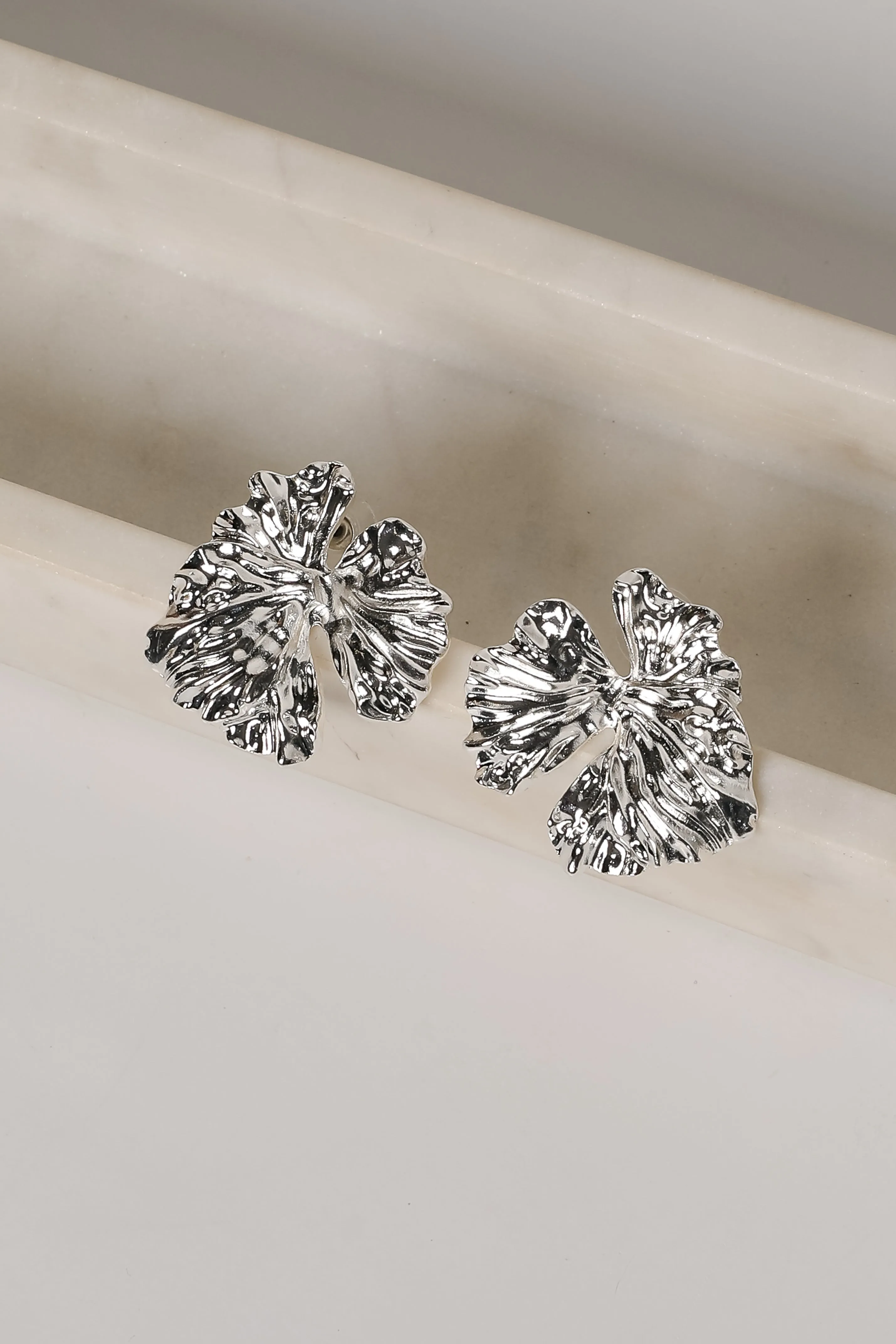 Quinn Textured Statement Earrings