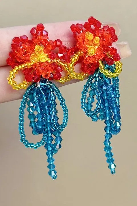 Rachel Crystal Earrings Gloria Lanvin