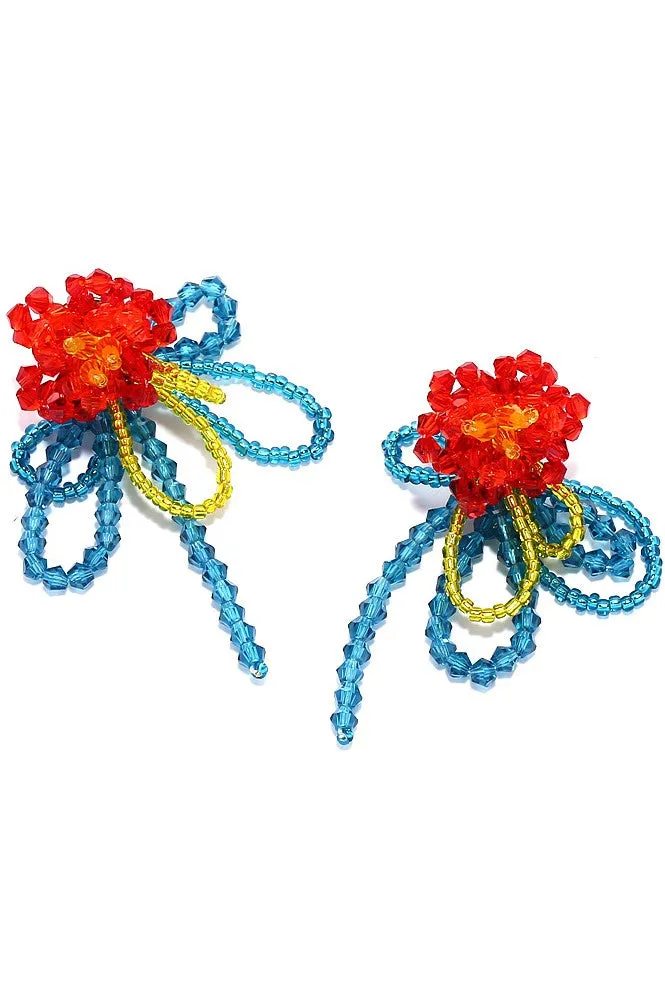 Rachel Crystal Earrings Gloria Lanvin