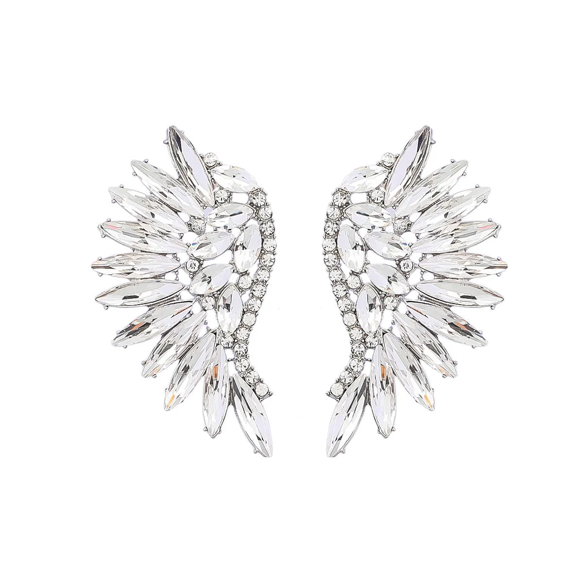 RAINBOW RHINESTONE EARRINGS Gloria Lanvin