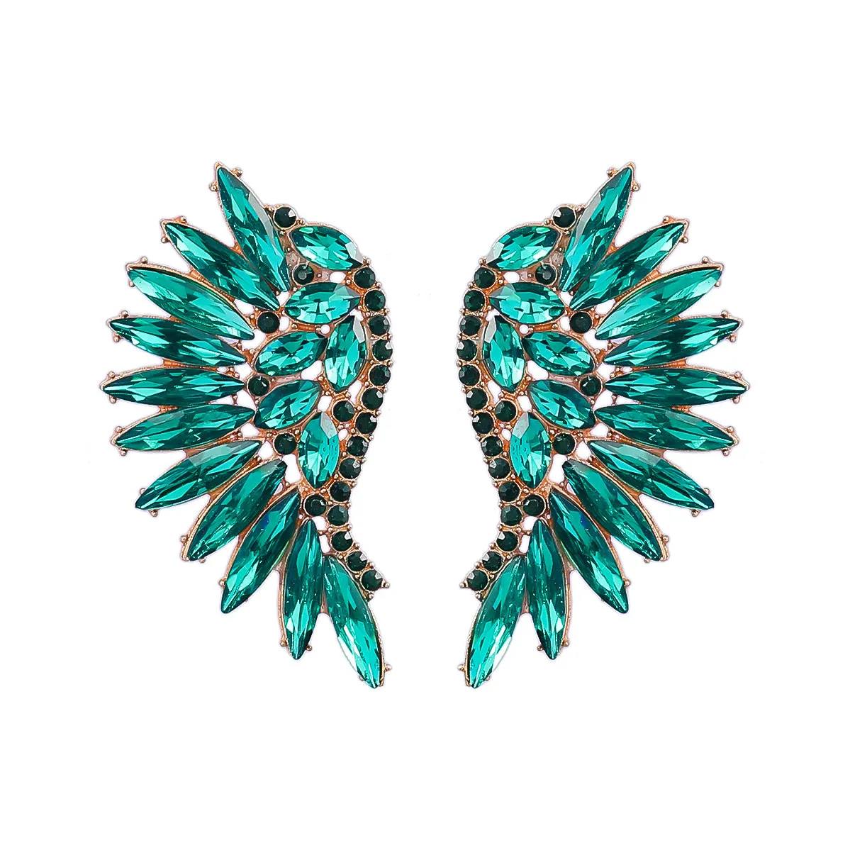 RAINBOW RHINESTONE EARRINGS Gloria Lanvin