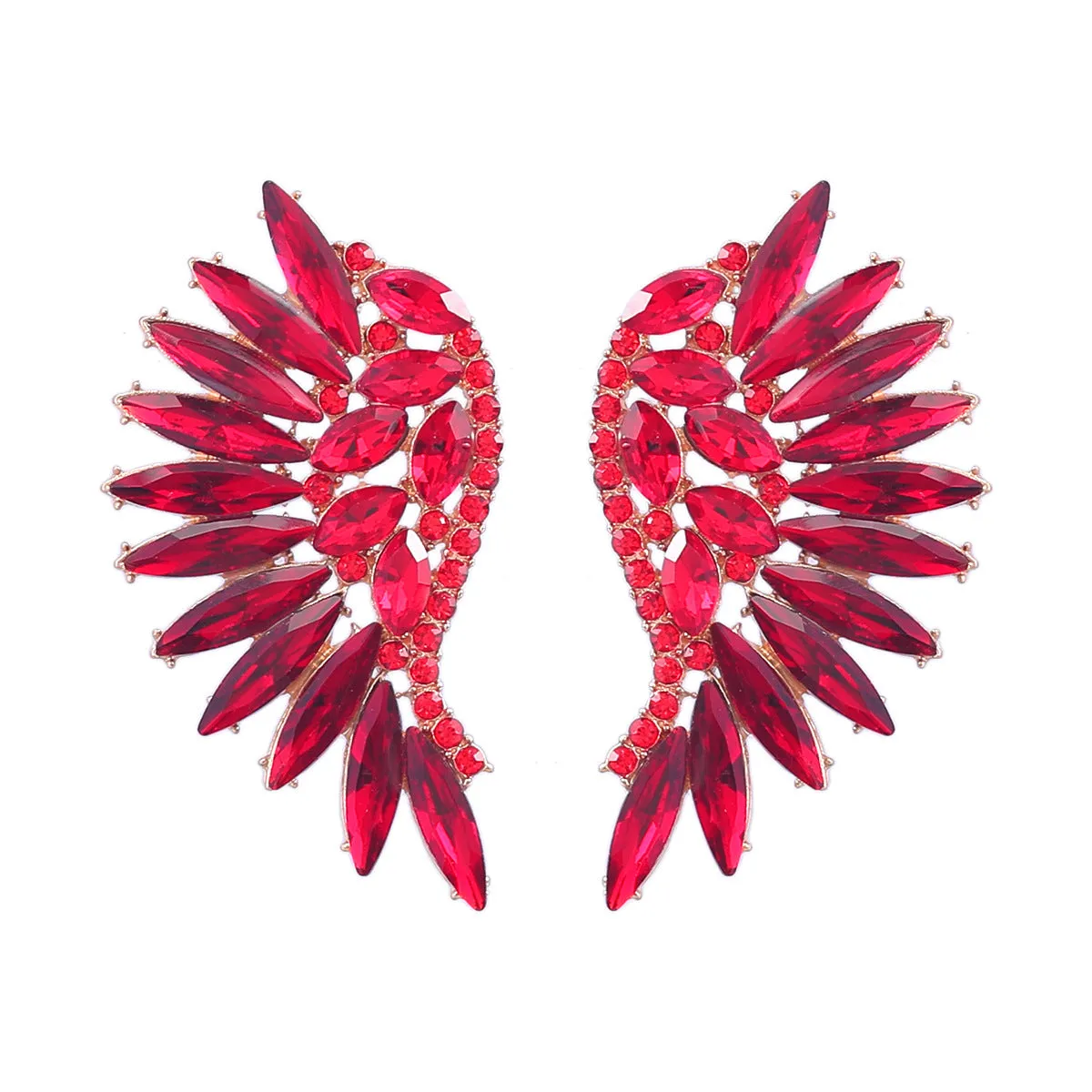 RAINBOW RHINESTONE EARRINGS Gloria Lanvin