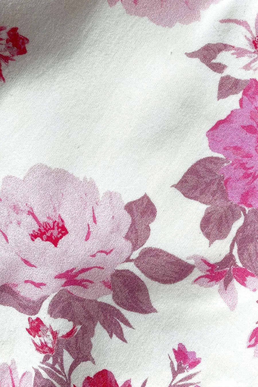 RETALE PINK FLORAL FLARED MINI DRESS Gloria Lanvin