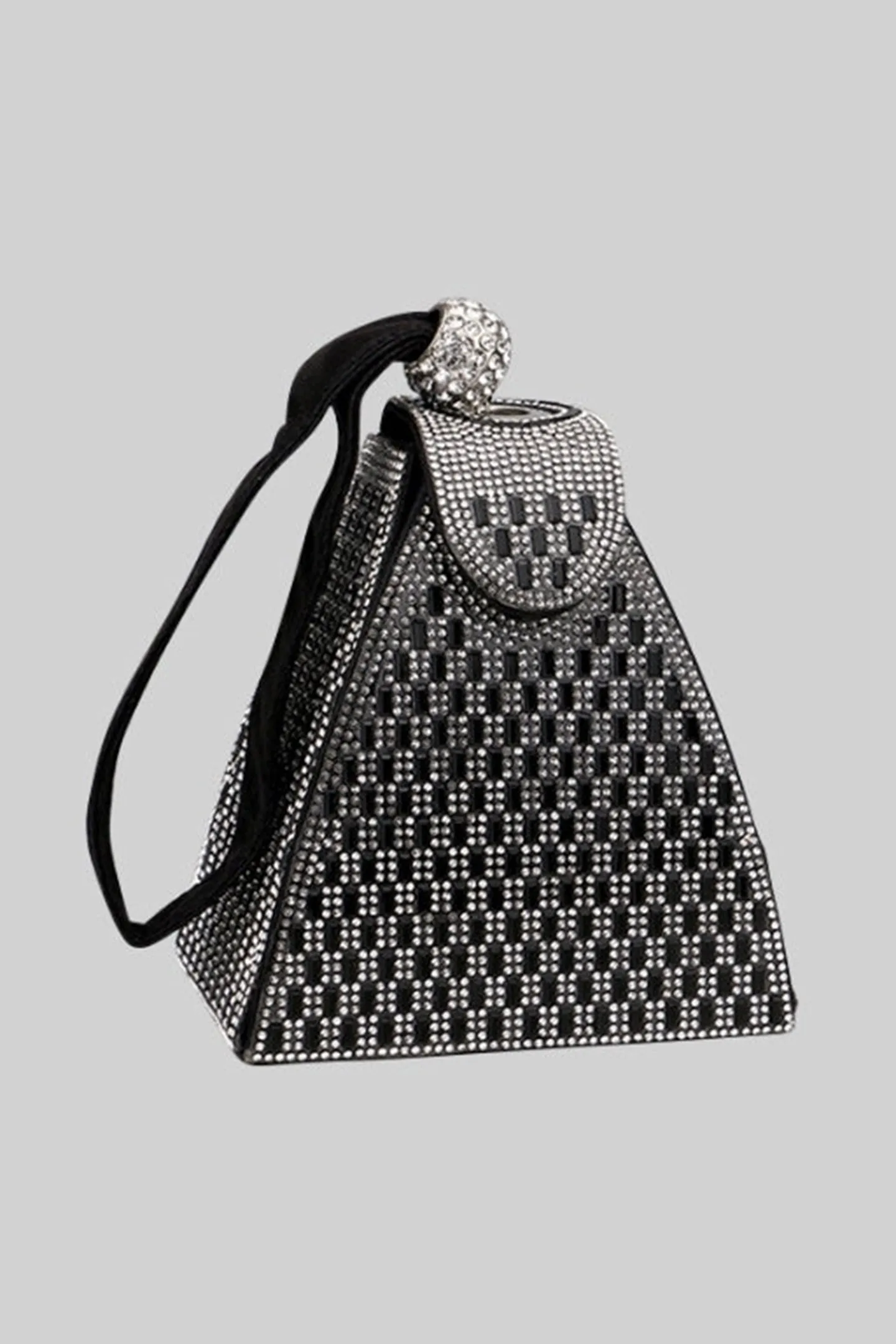 Rhinestone-embellished Pyramid Handbag Gloria Lanvin