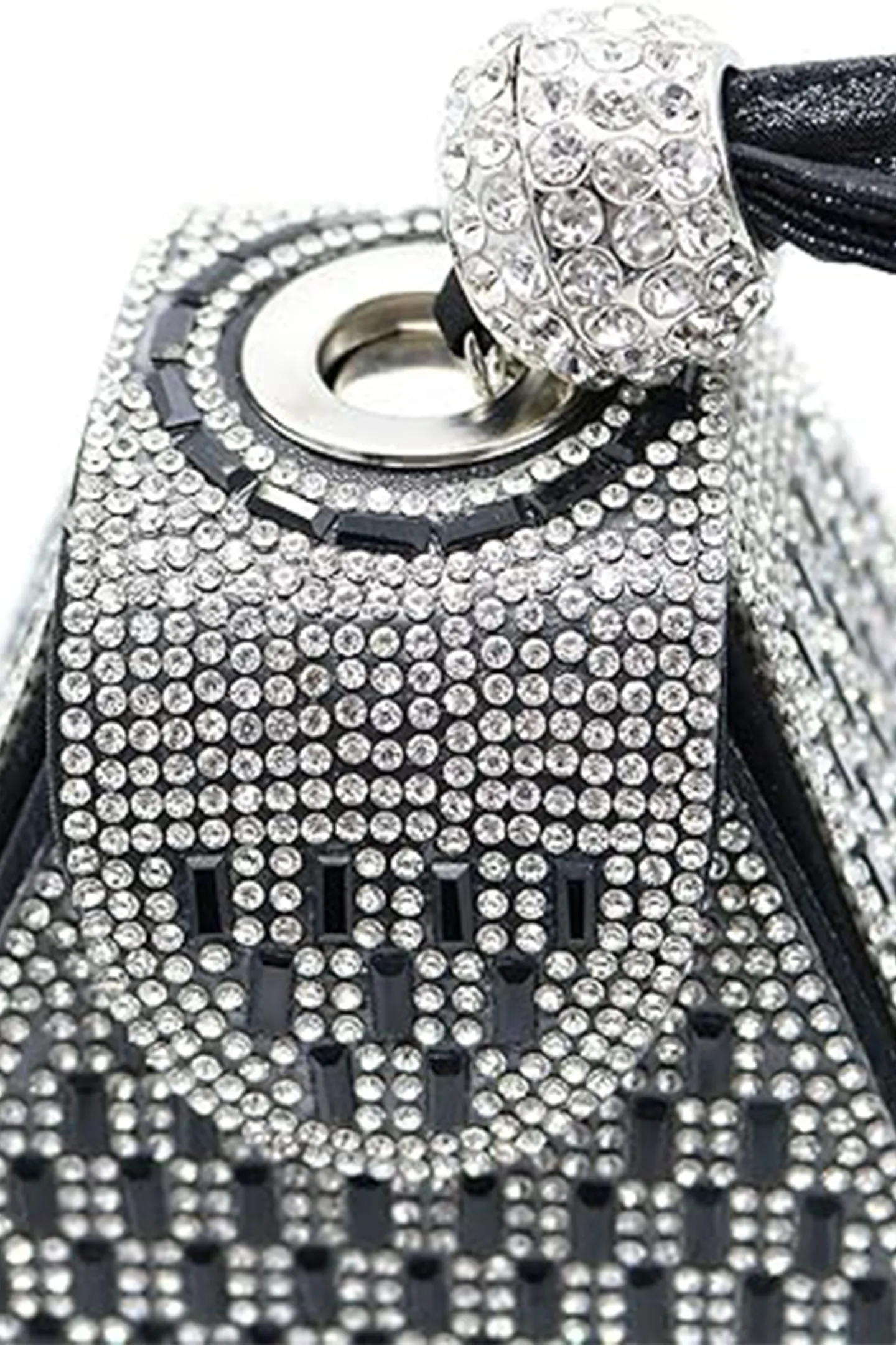 Rhinestone-embellished Pyramid Handbag Gloria Lanvin