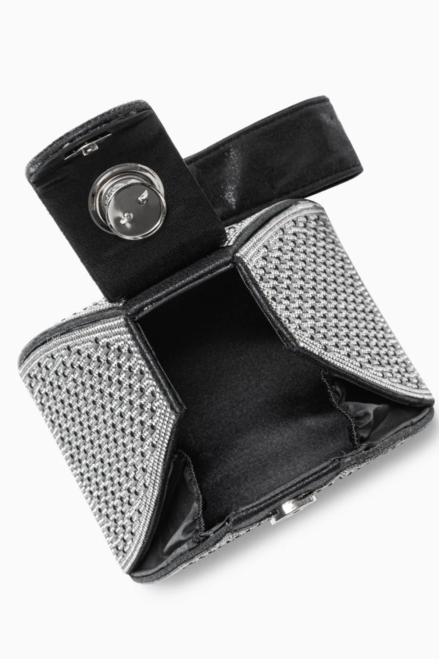 Rhinestone-embellished Pyramid Handbag Gloria Lanvin