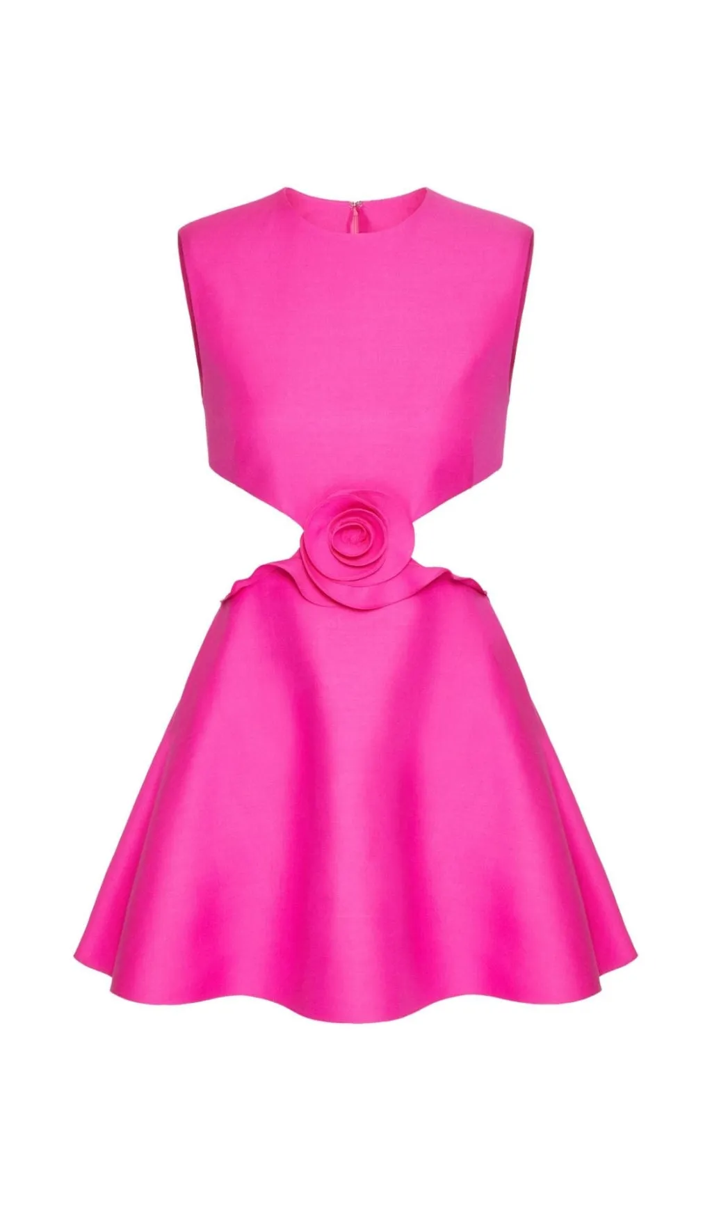 ROSE-APPLIQU CUT-OUT MINI DRESS Gloria Lanvin