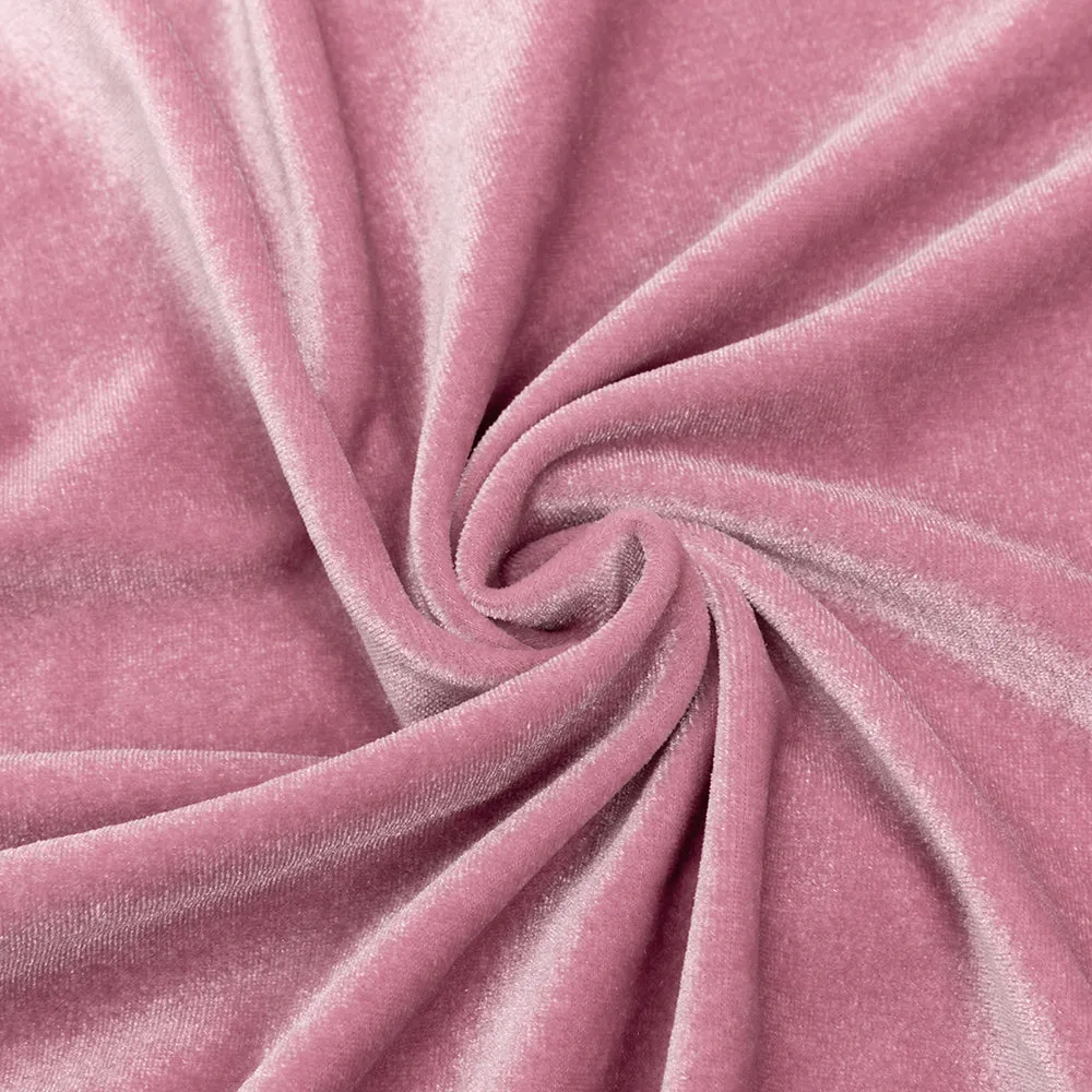 ROSE PINK SINGLE LONG SLEEVE RUCHED SIDE DETAIL MAXI DRESS Gloria Lanvin