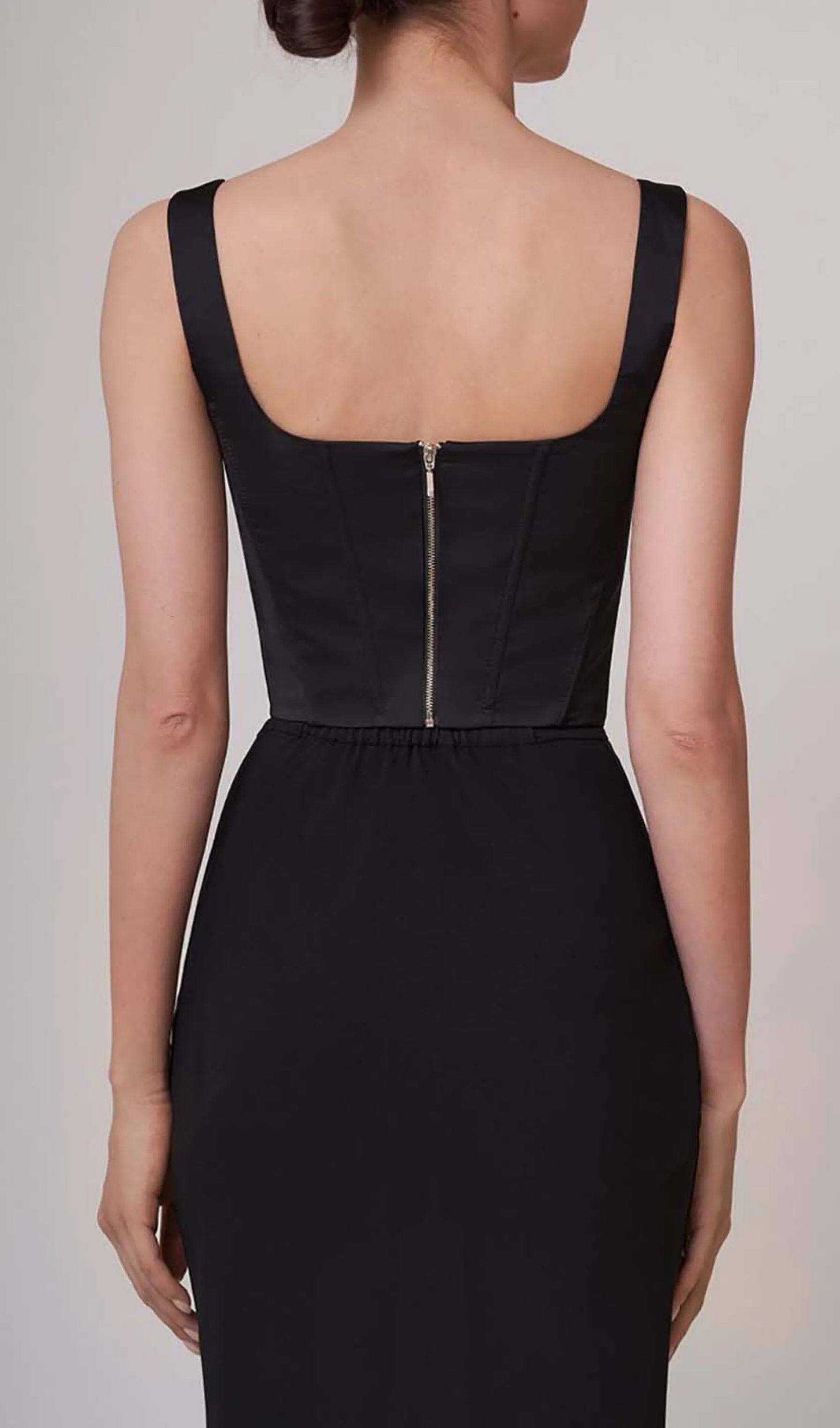 ROSES EMBELISHED CORSET TWO PIECES SET Gloria Lanvin