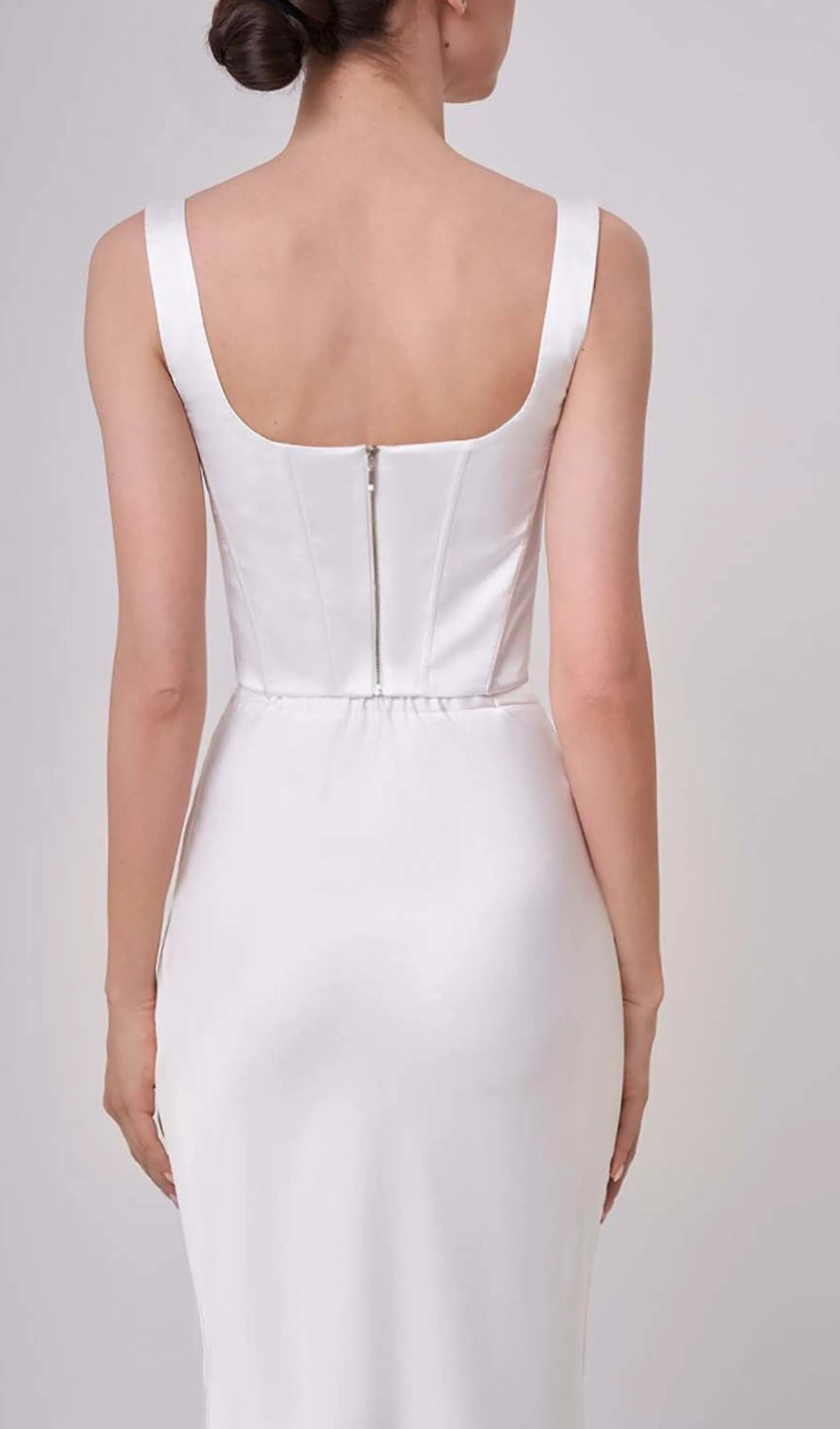 ROSES EMBELISHED CORSET TWO PIECES SET Gloria Lanvin