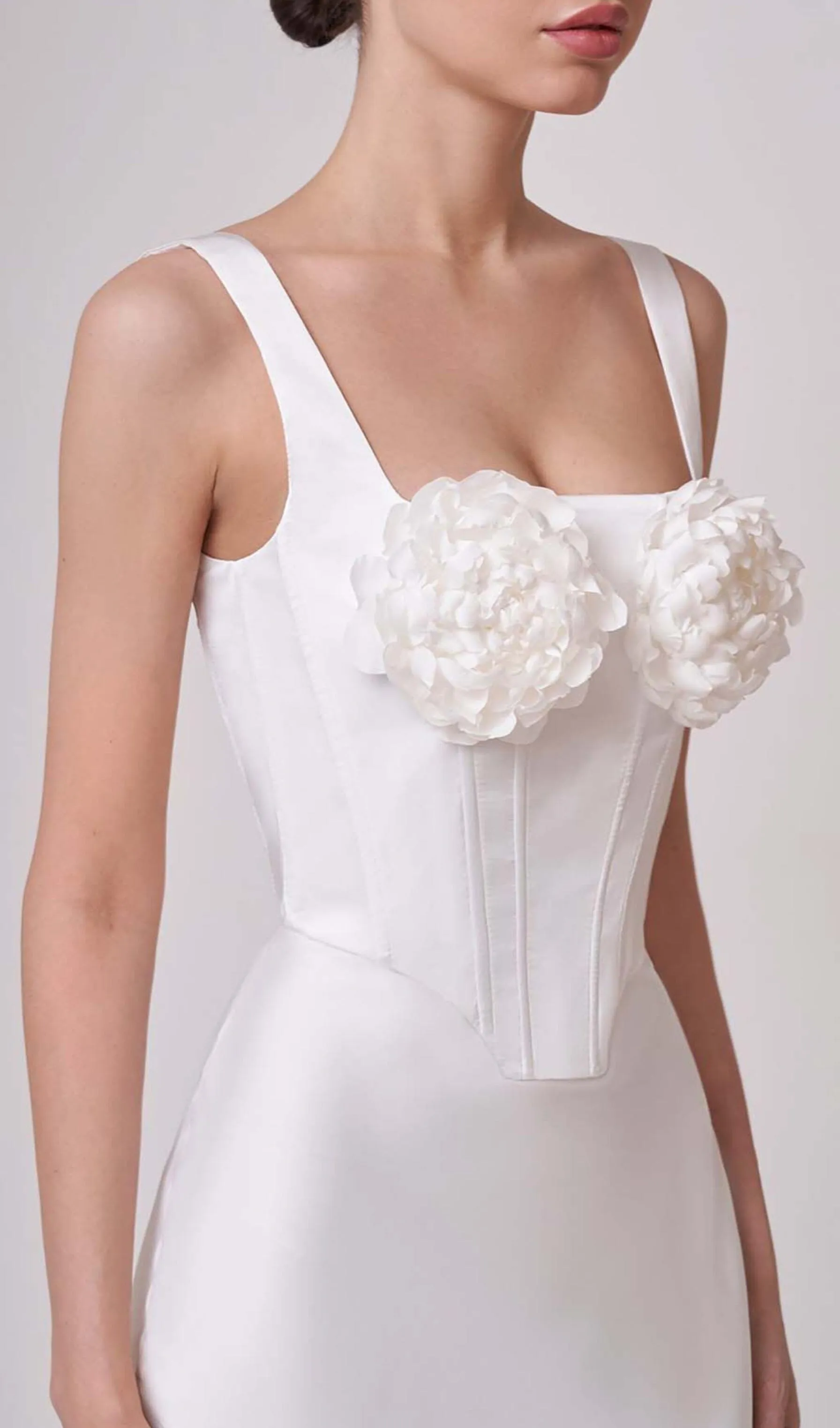 ROSES EMBELISHED CORSET TWO PIECES SET Gloria Lanvin