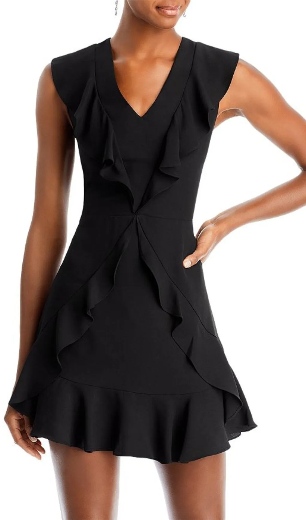 RUFFLED MINI DRESS Gloria Lanvin