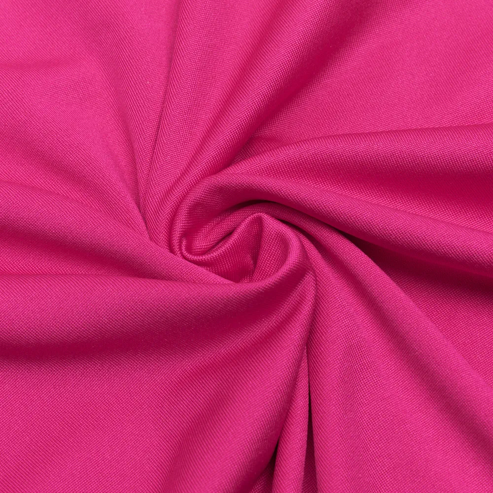 RUFFLED NECKLINE BACK HIGH SLIT MAXI DRESS Gloria Lanvin