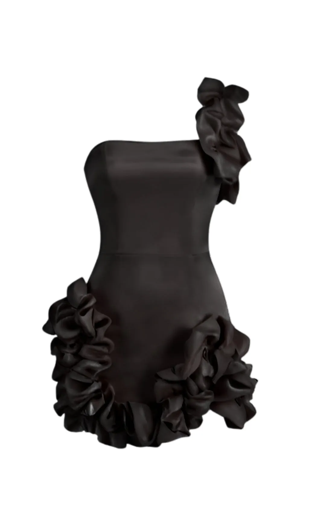 RUFFLED SHEATH MINI DRESS Gloria Lanvin