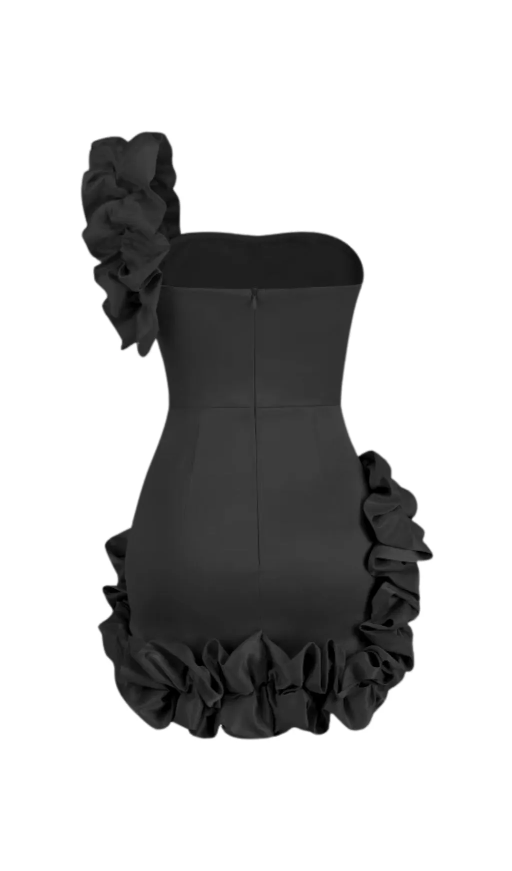 RUFFLED SHEATH MINI DRESS Gloria Lanvin