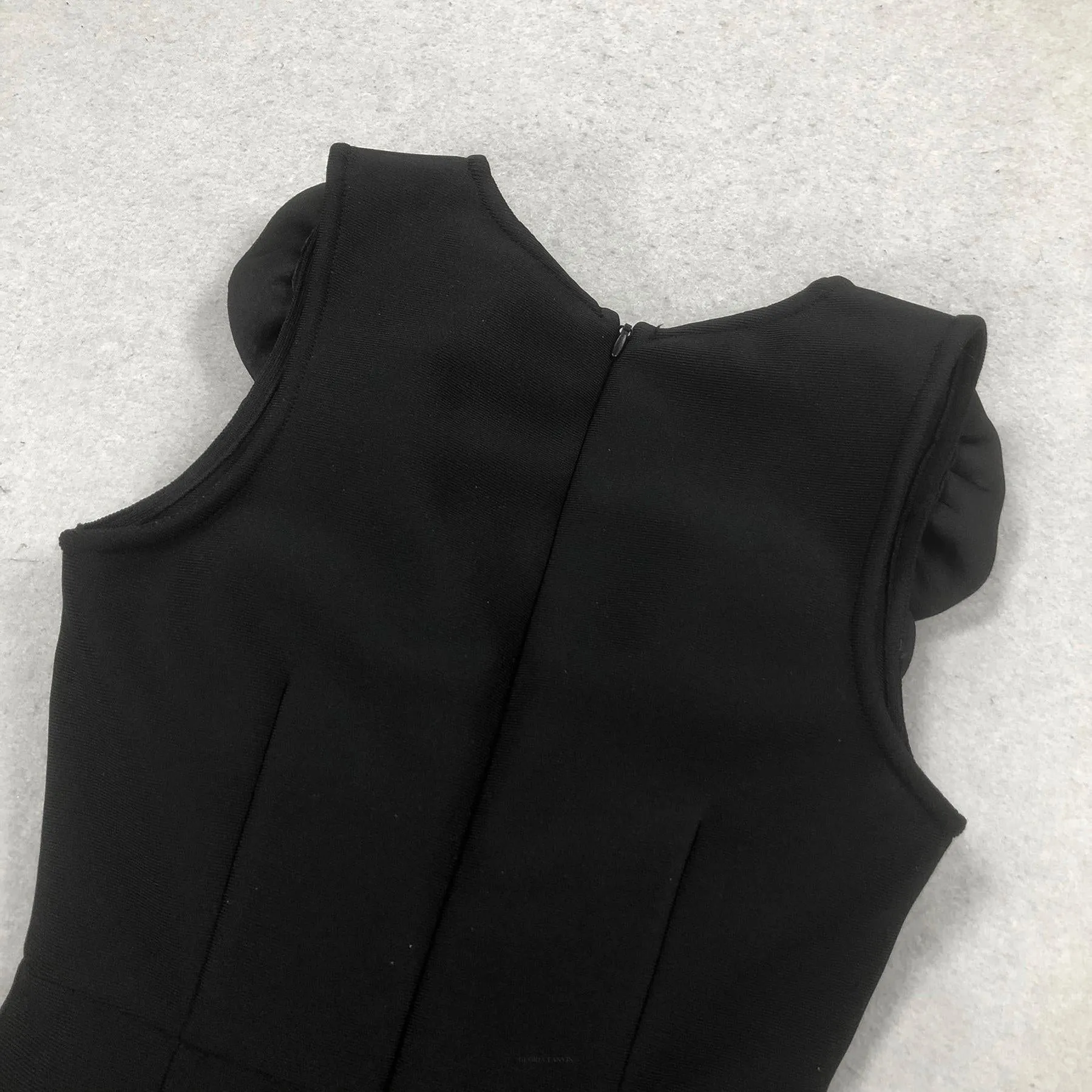 ruffled top with gold accents maxi dress Gloria Lanvin
